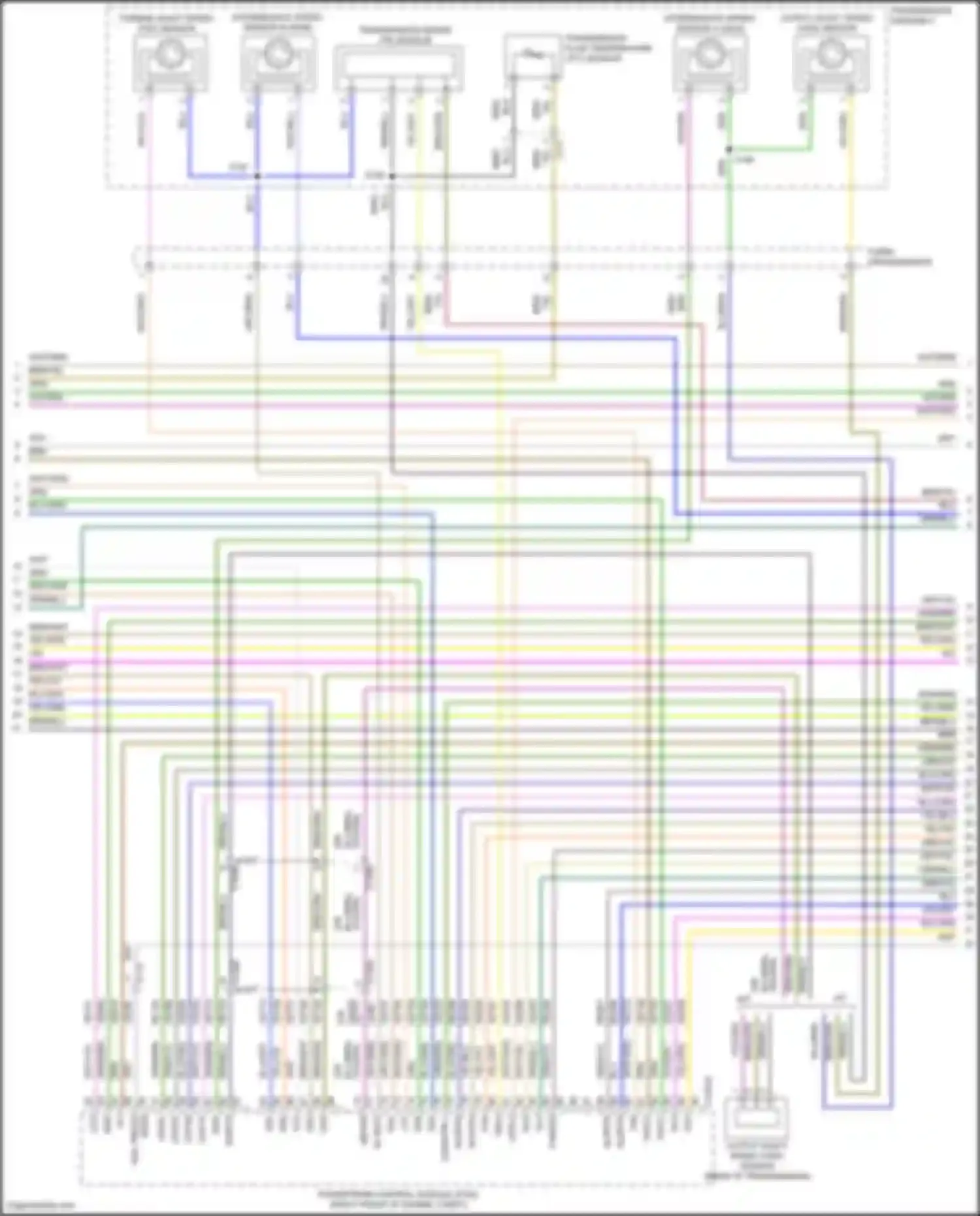 Mustang Ford VI facelift (2017-2023): Wiring diagram engine performance 2.3l turbo (5 of 8)