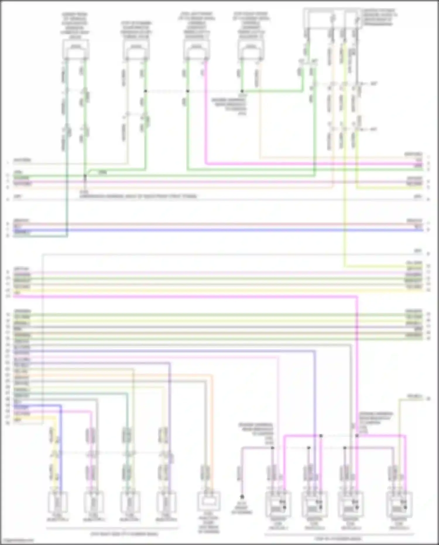 Mustang Ford VI facelift (2017-2023): Wiring diagram engine performance 2.3l turbo (6 of 8)
