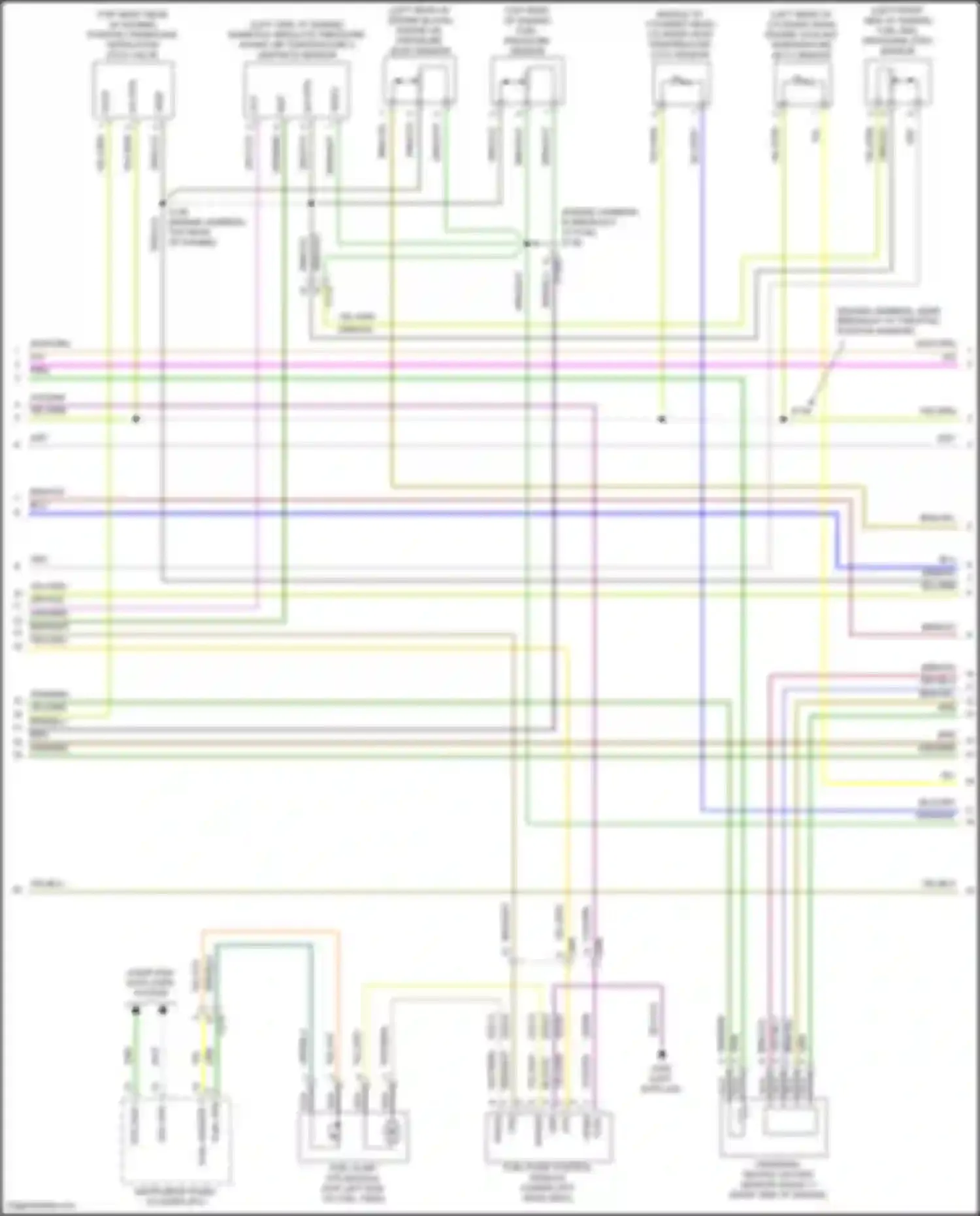 Mustang Ford VI facelift (2017-2023): Wiring diagram engine performance 2.3l turbo (7 of 8)