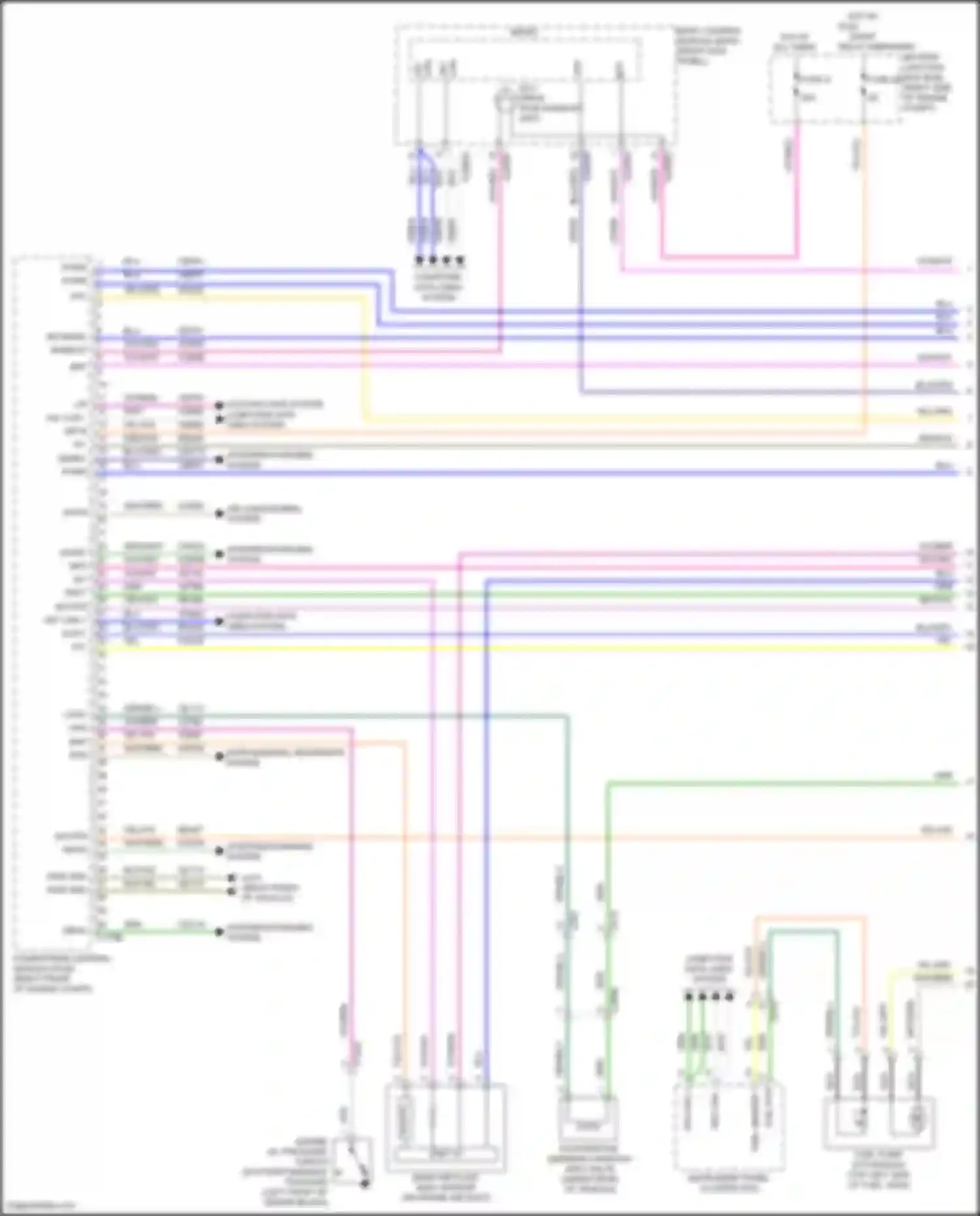 Mustang Ford VI facelift (2017-2023): Wiring diagram engine performance 5.0l (1 of 11)