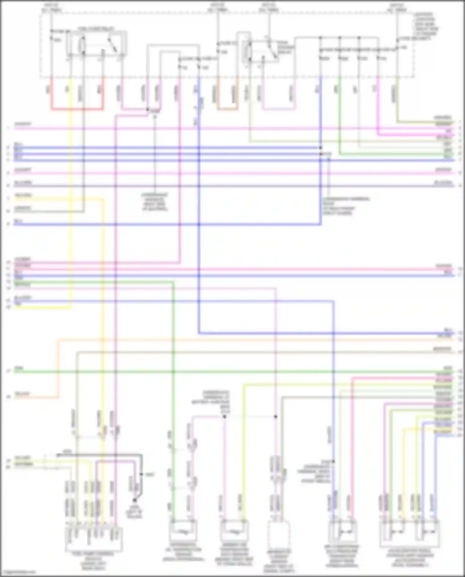 Mustang Ford VI facelift (2017-2023): Wiring diagram engine performance 5.0l (2 of 11)