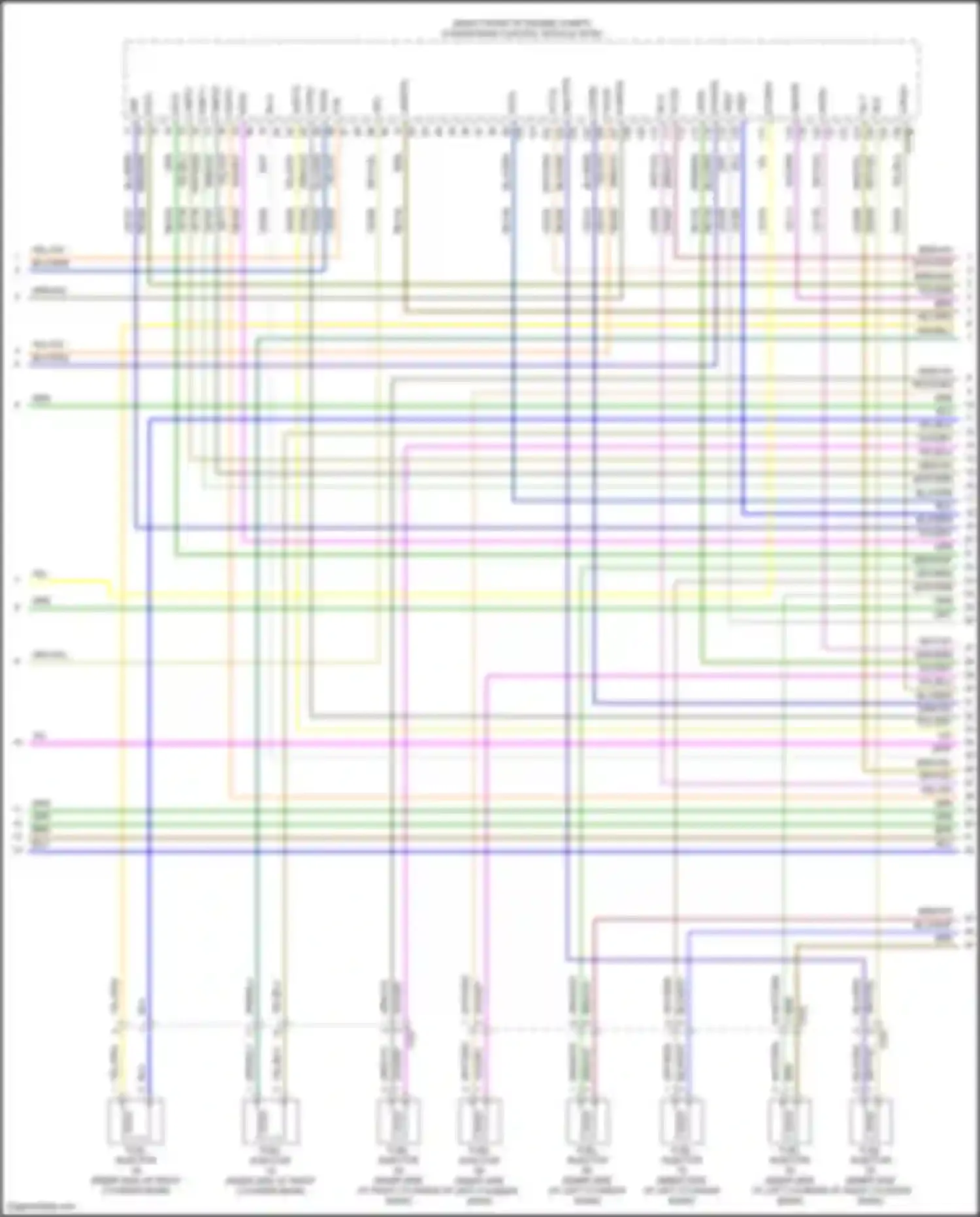 Mustang Ford VI facelift (2017-2023): Wiring diagram engine performance 5.0l (8 of 11)