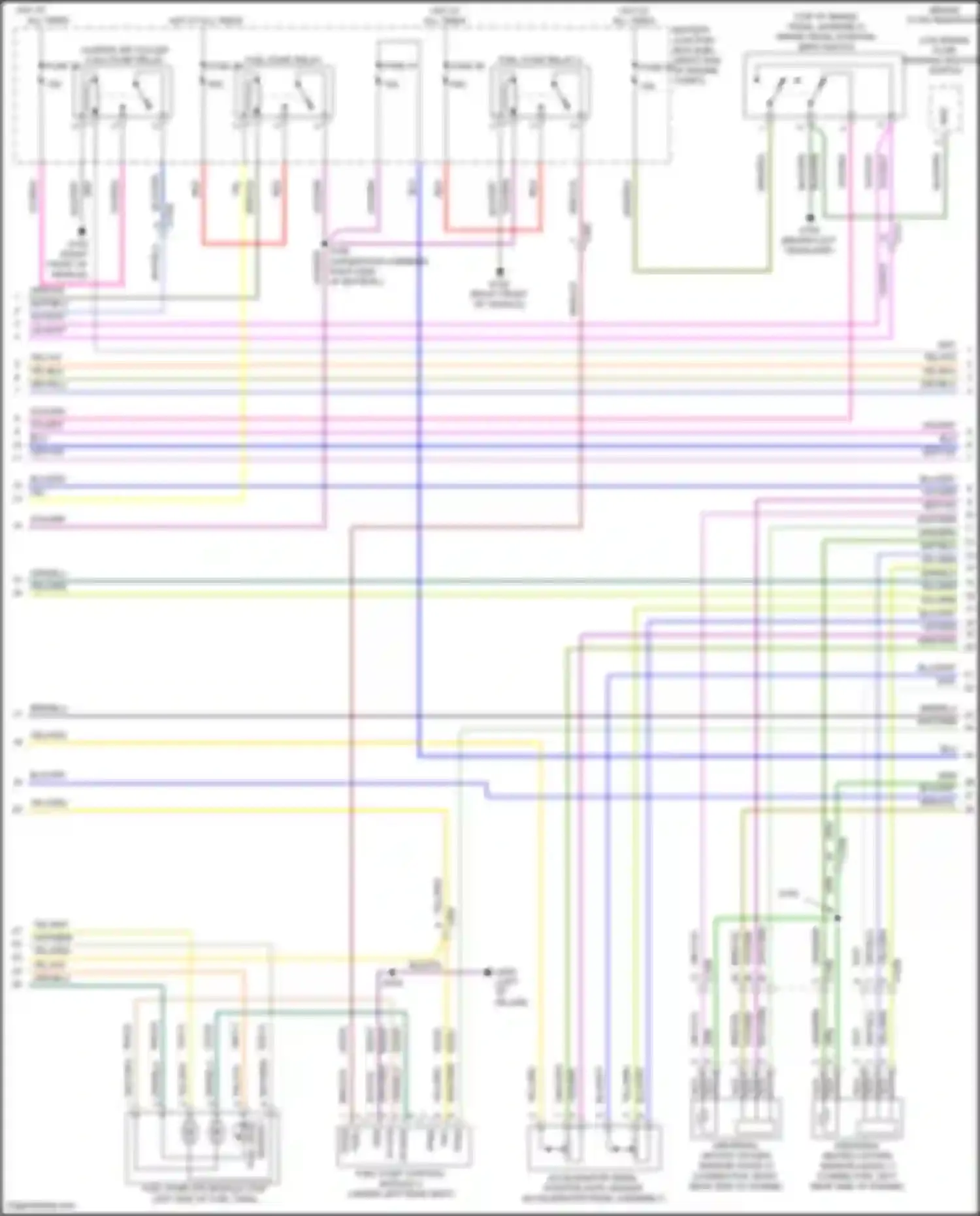 Mustang Ford VI facelift (2017-2023): Wiring diagram engine performance 5.2l supercharged (2 of 7)