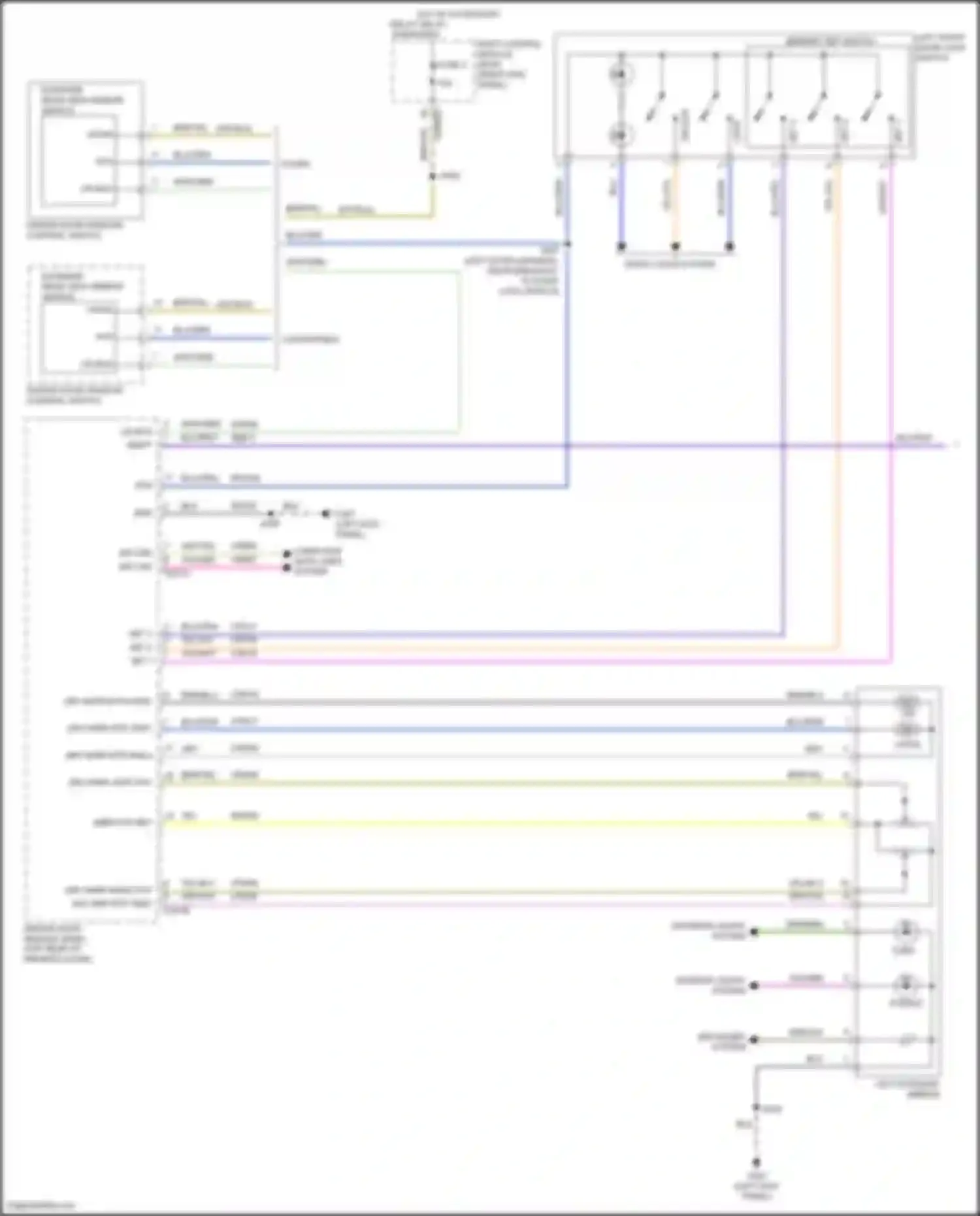 Mustang Ford VI facelift (2017-2023): Memory mirrors circuit (1 of 2)