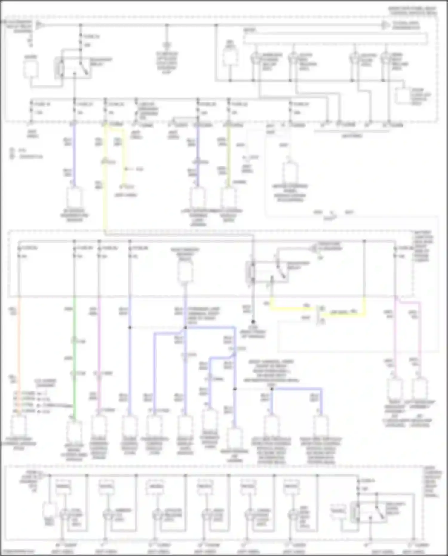 Mustang Ford VI facelift (2017-2023): Power distribution circuit (6 of 8)