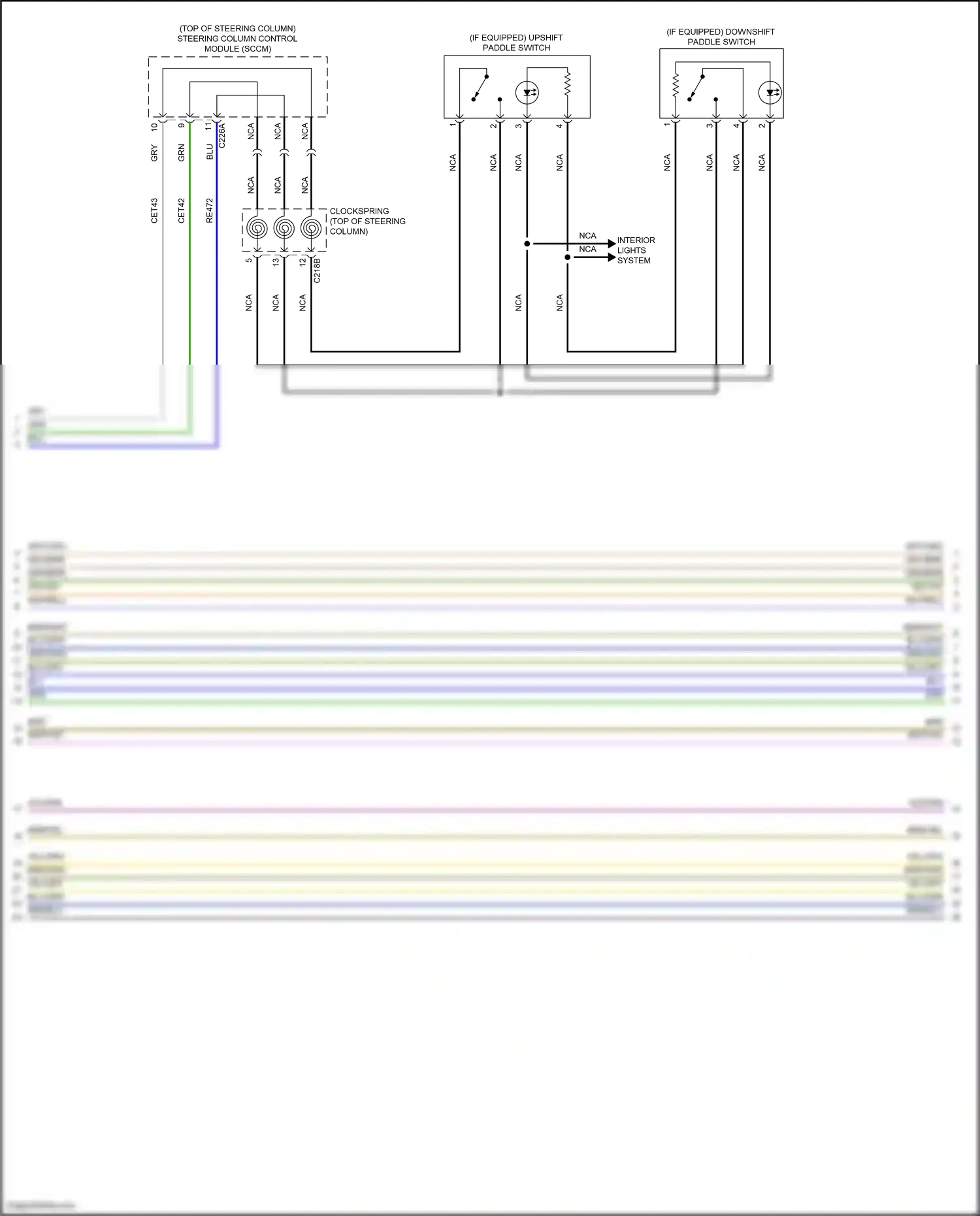 Wiring diagram blu for Ford Mustang VI facelift (2017-2023) (116 of 149)