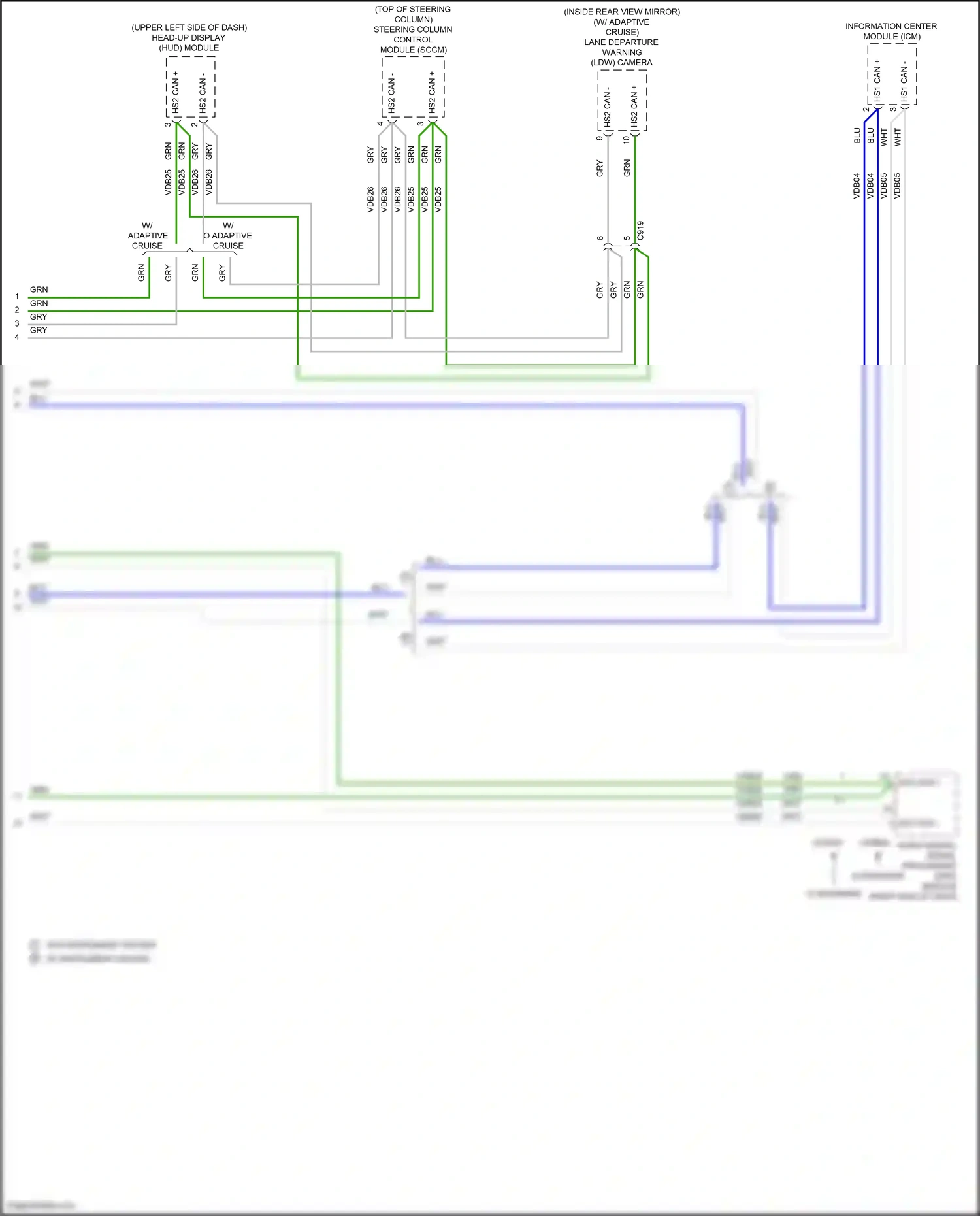 Wiring diagram blu for Ford Mustang VI facelift (2017-2023) (41 of 149)