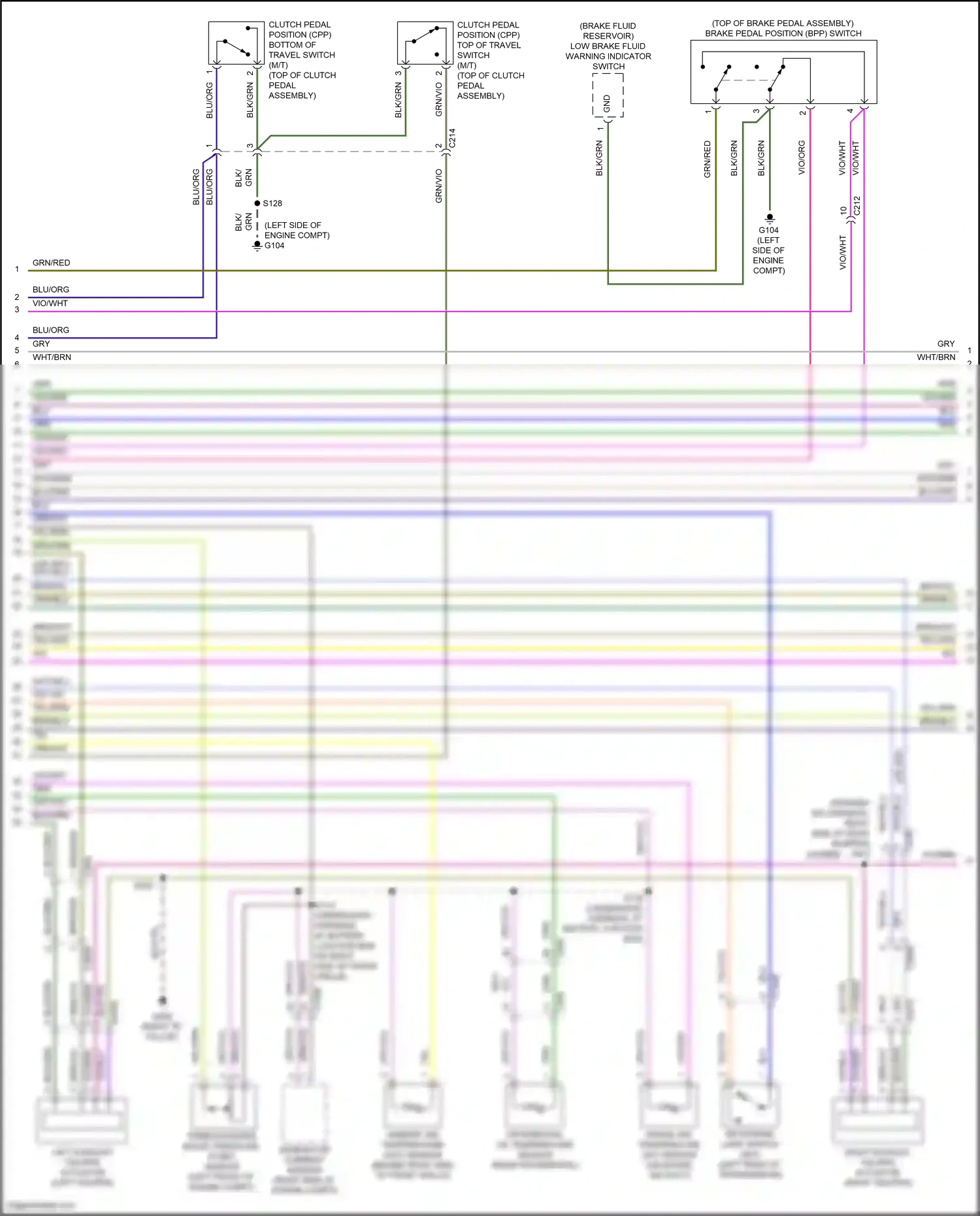 Wiring diagram blu for Ford Mustang VI facelift (2017-2023) (122 of 149)