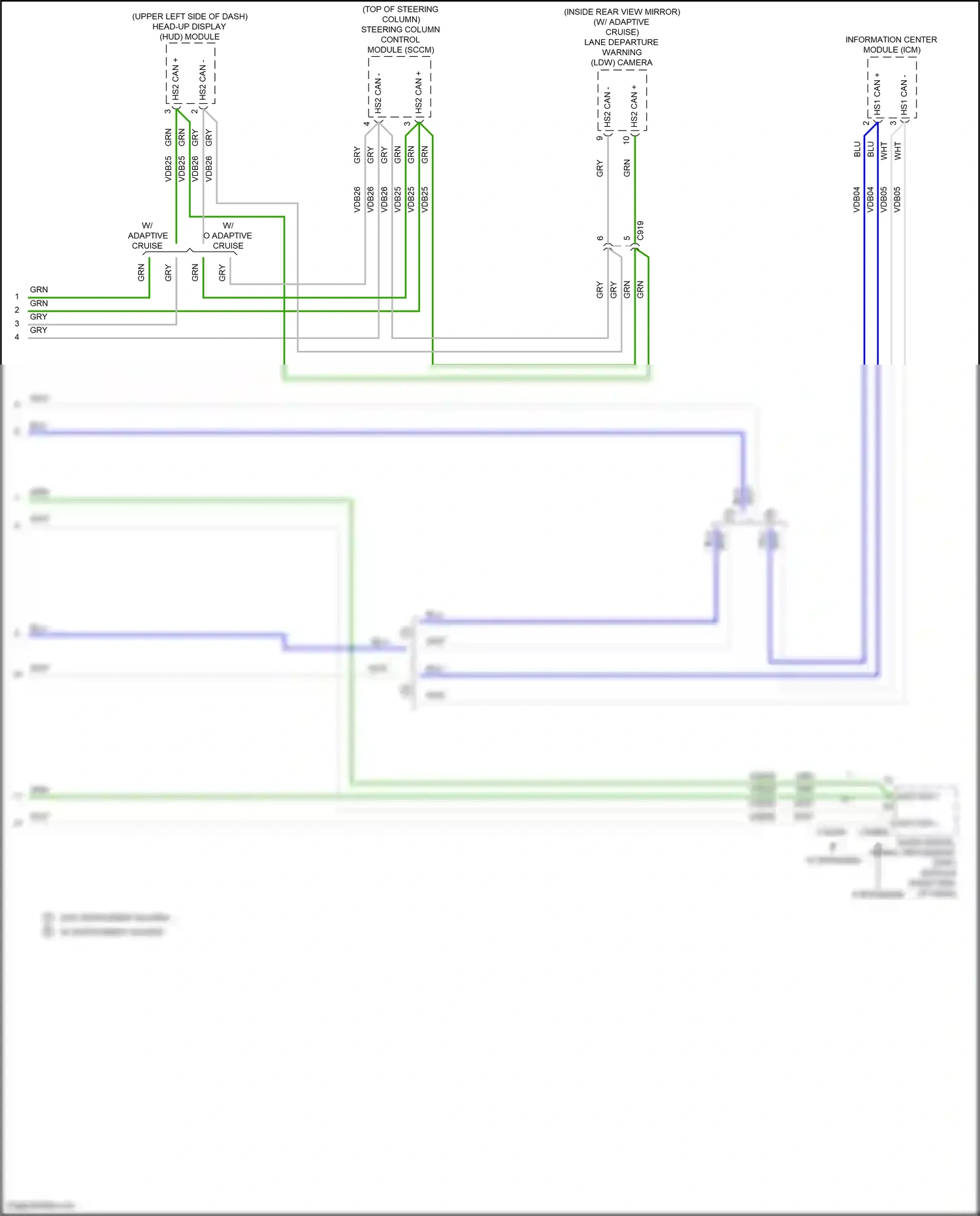 Wiring diagram blu for Ford Mustang VI facelift (2017-2023) (40 of 149)