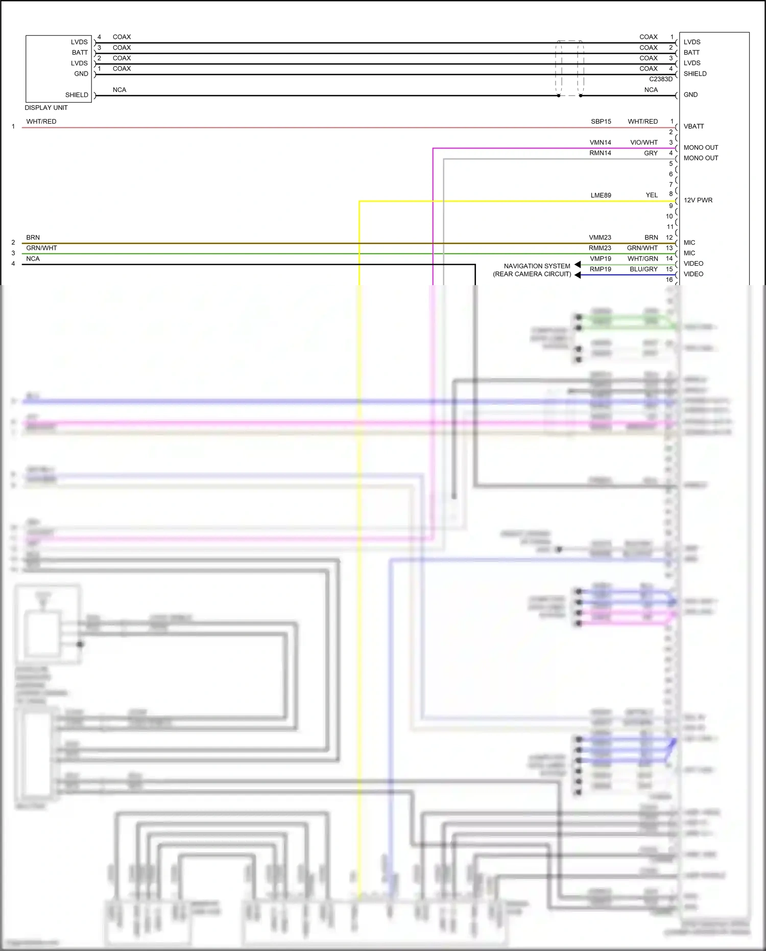 Wiring diagram blu for Ford Mustang VI facelift (2017-2023) (118 of 149)