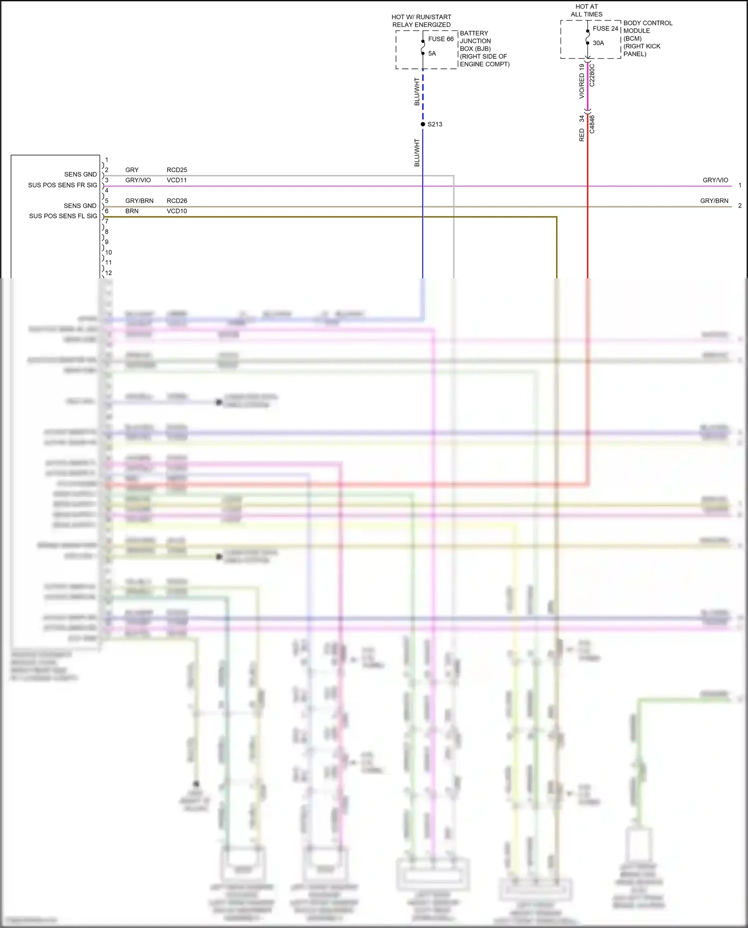 Wiring diagram blu for Ford Mustang VI facelift (2017-2023) (45 of 149)