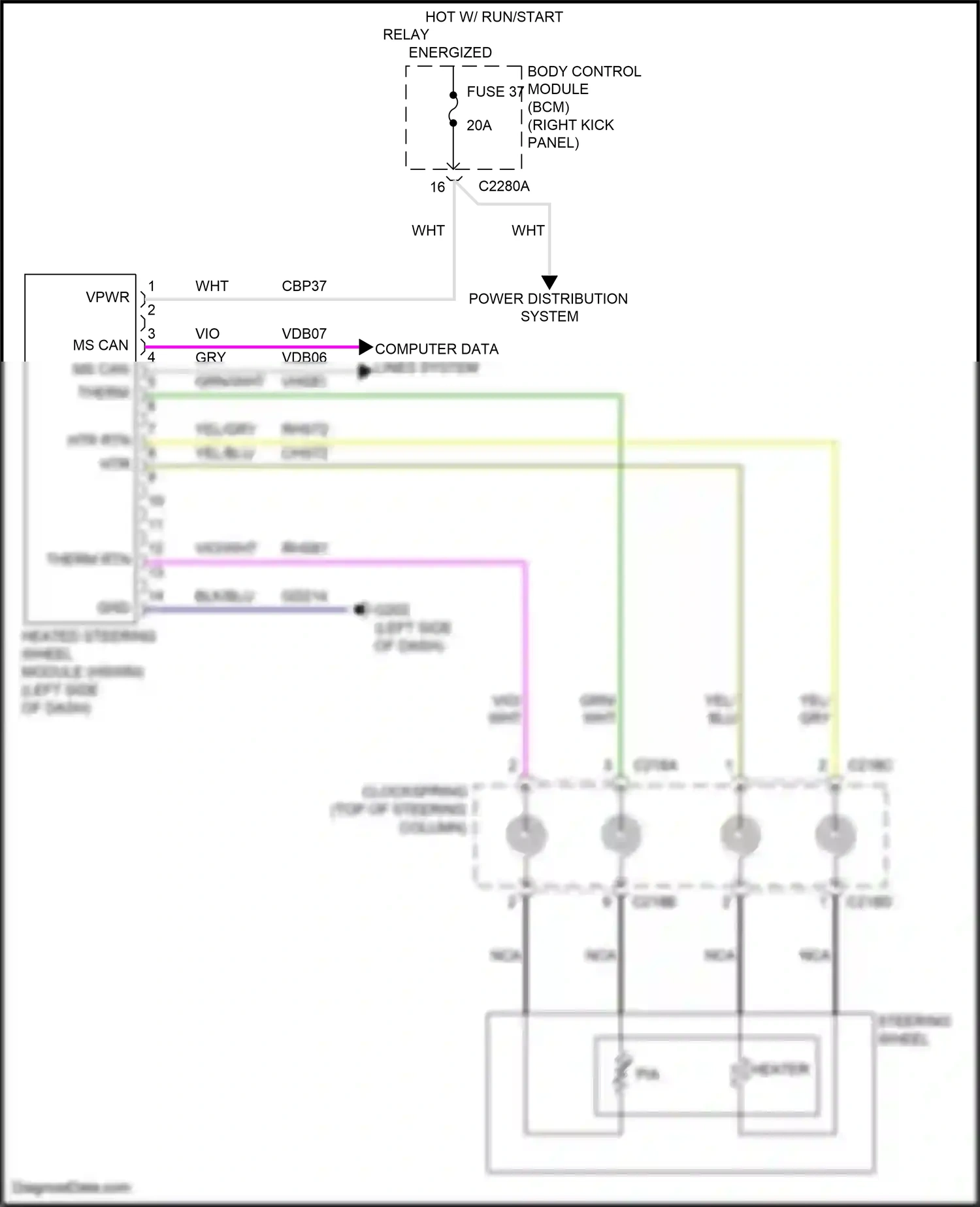 Wiring diagram blu for Ford Mustang VI facelift (2017-2023) (8 of 149)