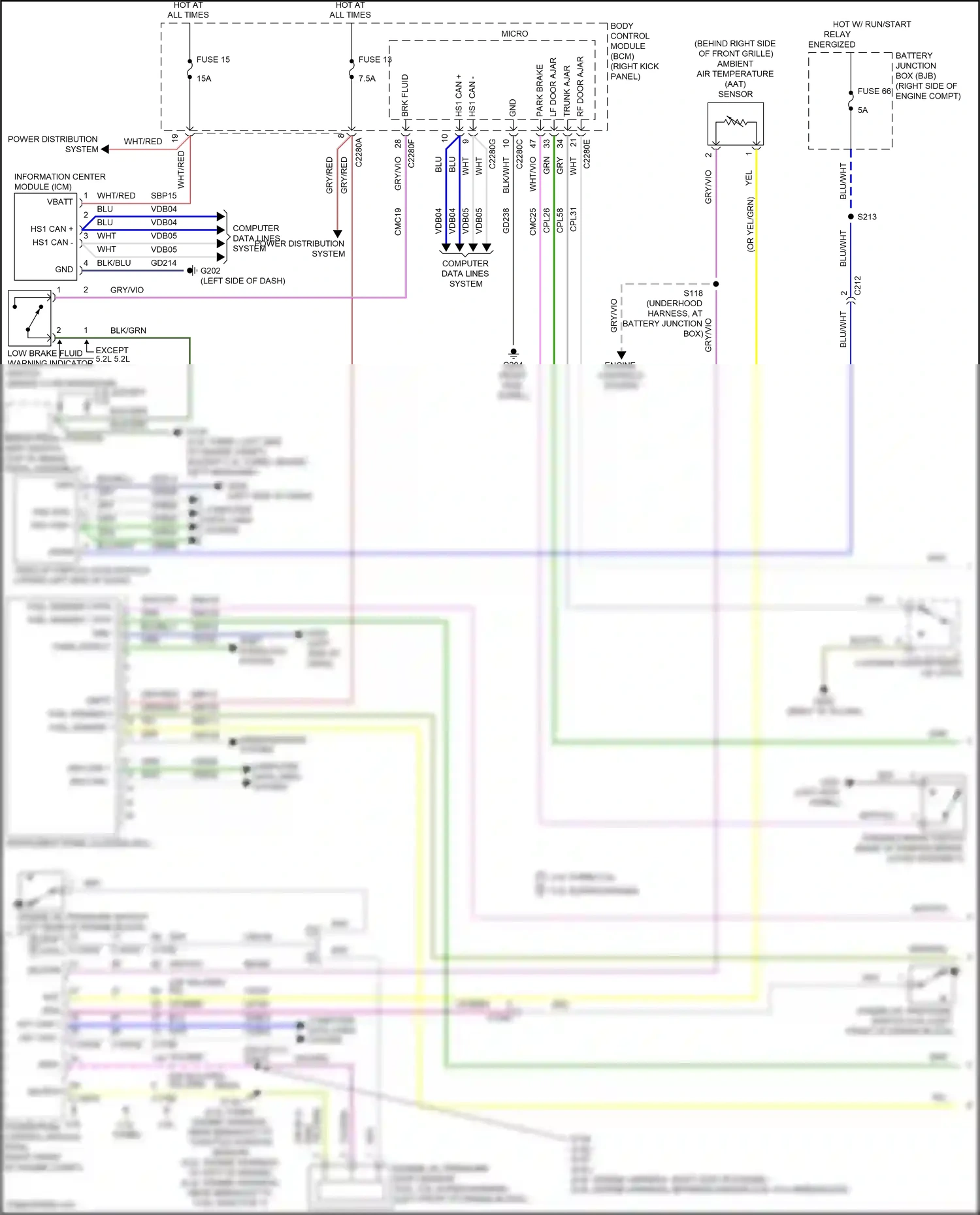 Wiring diagram blu for Ford Mustang VI facelift (2017-2023) (47 of 149)