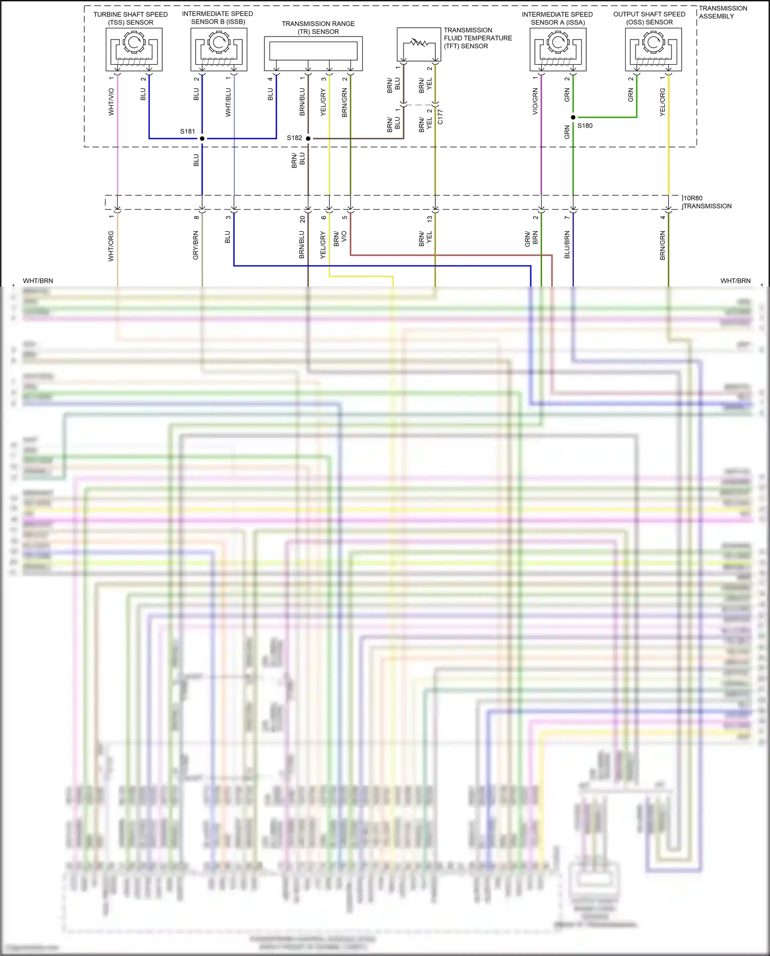 Wiring diagram blu for Ford Mustang VI facelift (2017-2023) (123 of 149)
