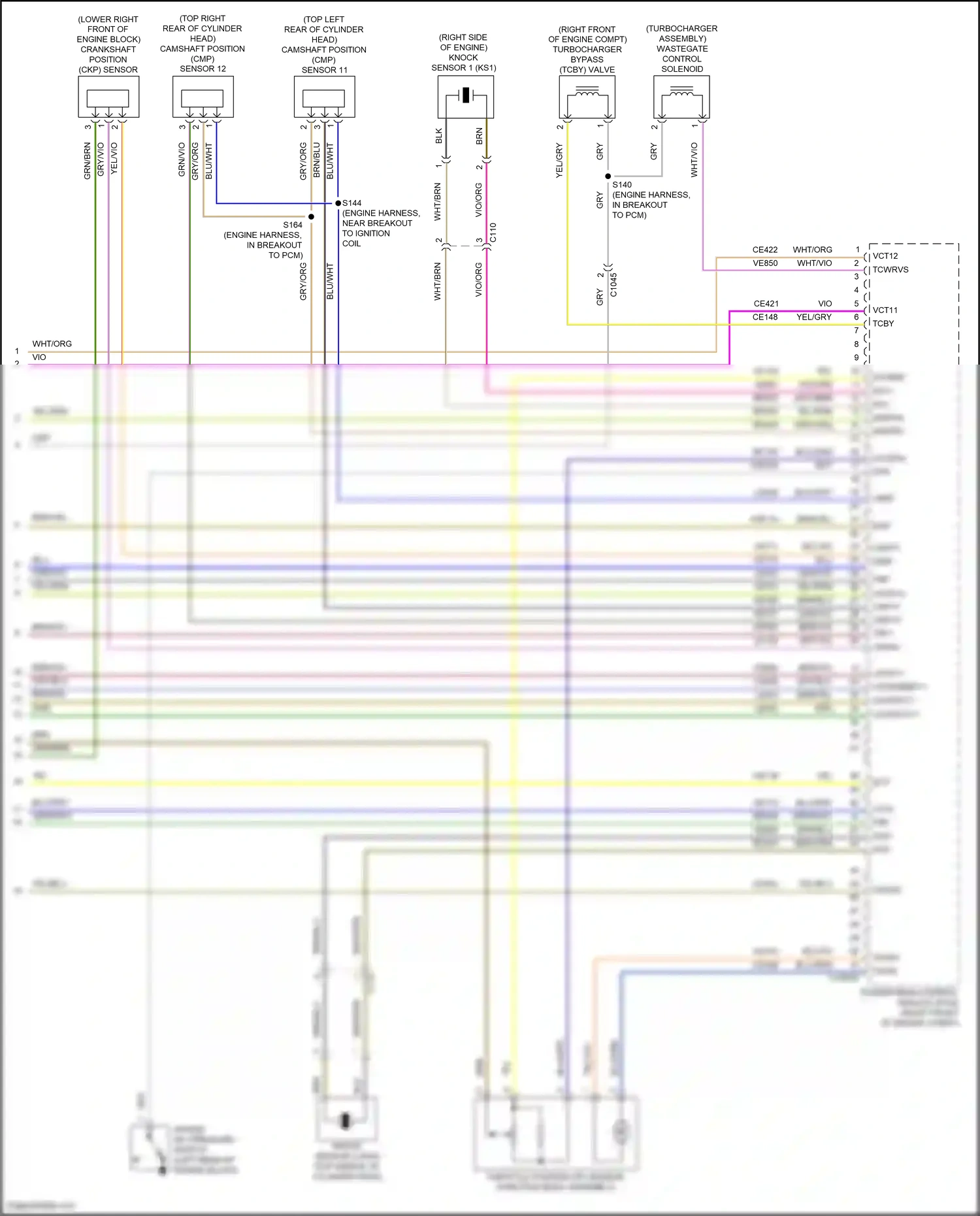 Wiring diagram blu/grn for Ford Mustang VI facelift (2017-2023) (54 of 71)