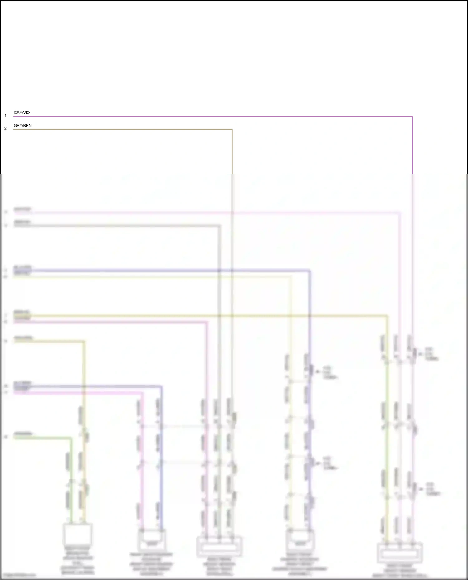 Wiring diagram blu/org for Ford Mustang VI facelift (2017-2023) (8 of 46)