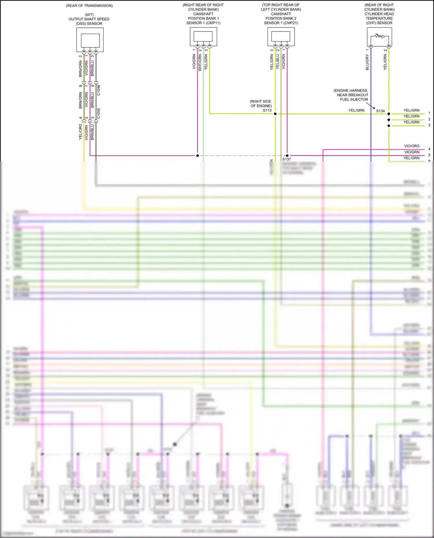 Wiring diagram blu/org for Ford Mustang VI facelift (2017-2023) (39 of 46)