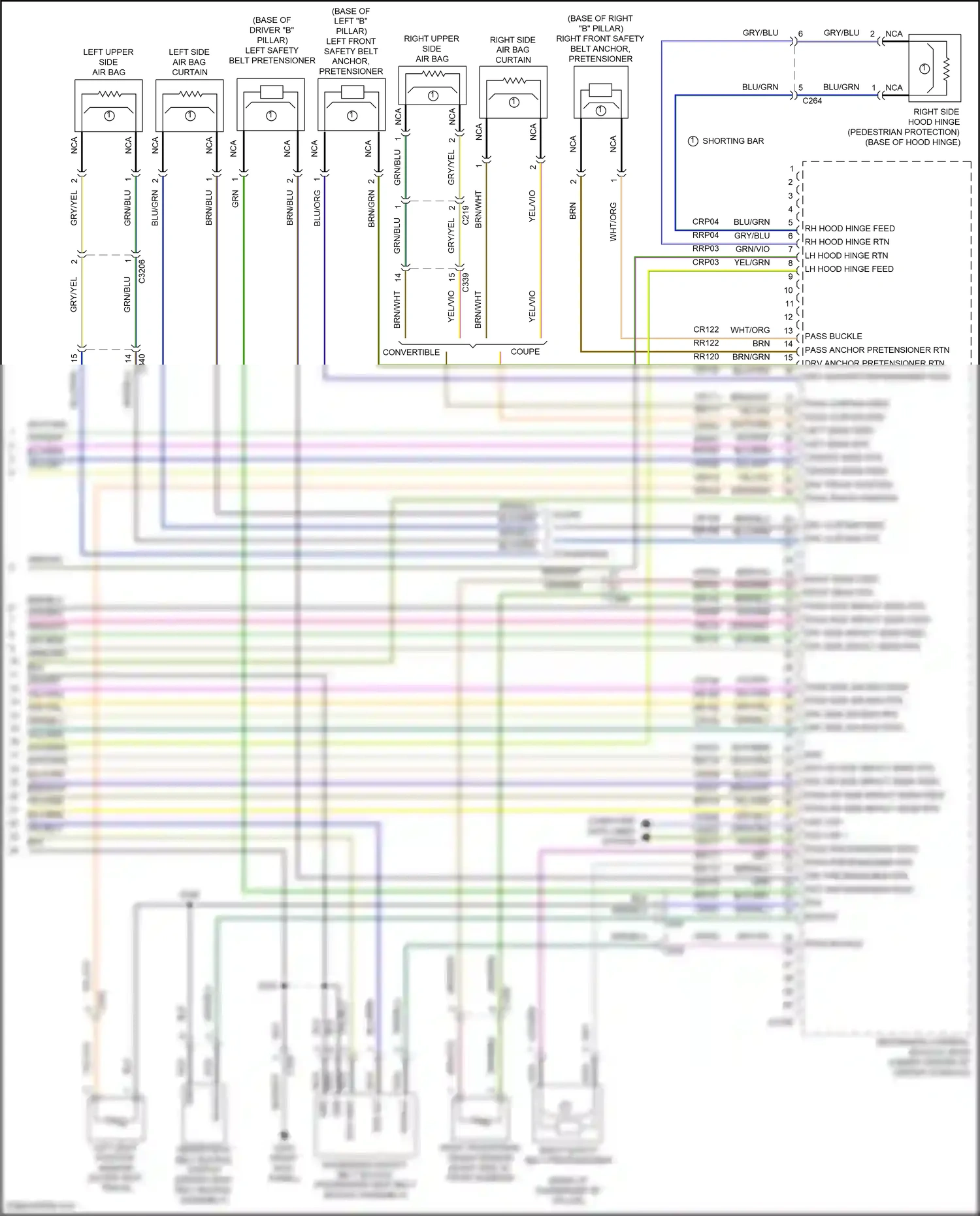 Wiring diagram bts vref for Ford Mustang VI facelift (2017-2023) (2 of 2)