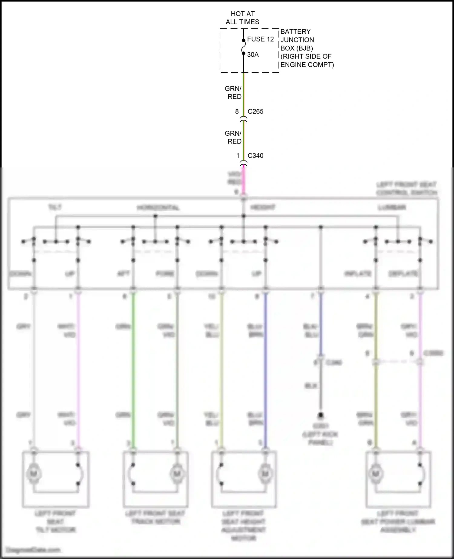 Wiring diagram down up for Ford Mustang VI facelift (2017-2023) (1 of 1)