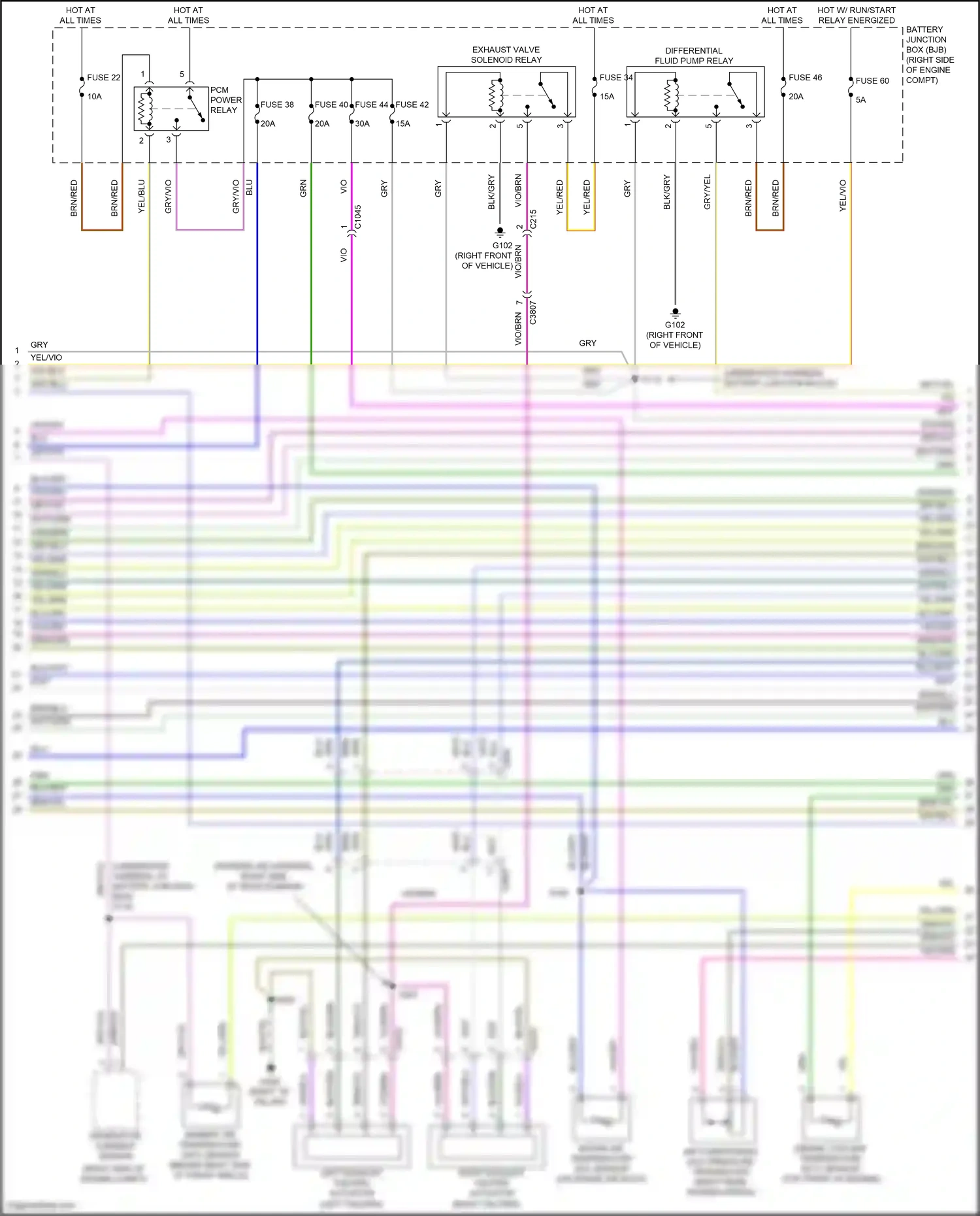 Wiring diagram generator current sensor for Ford Mustang VI facelift (2017-2023) (6 of 6)