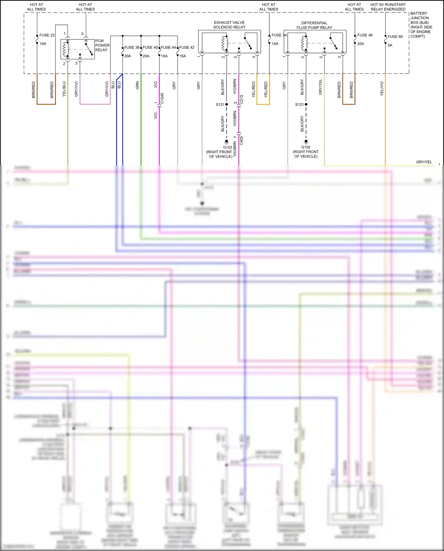 Wiring diagram generator current sensor for Ford Mustang VI facelift (2017-2023) (5 of 6)
