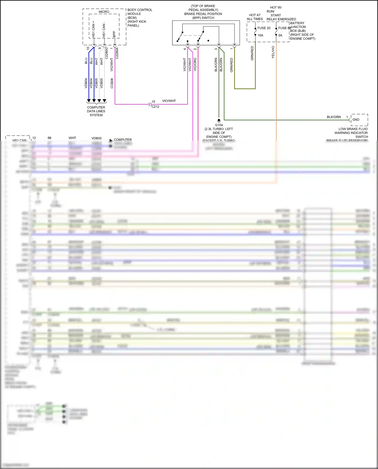 Wiring diagram micro - for Ford Mustang VI facelift (2017-2023) (51 of 57)