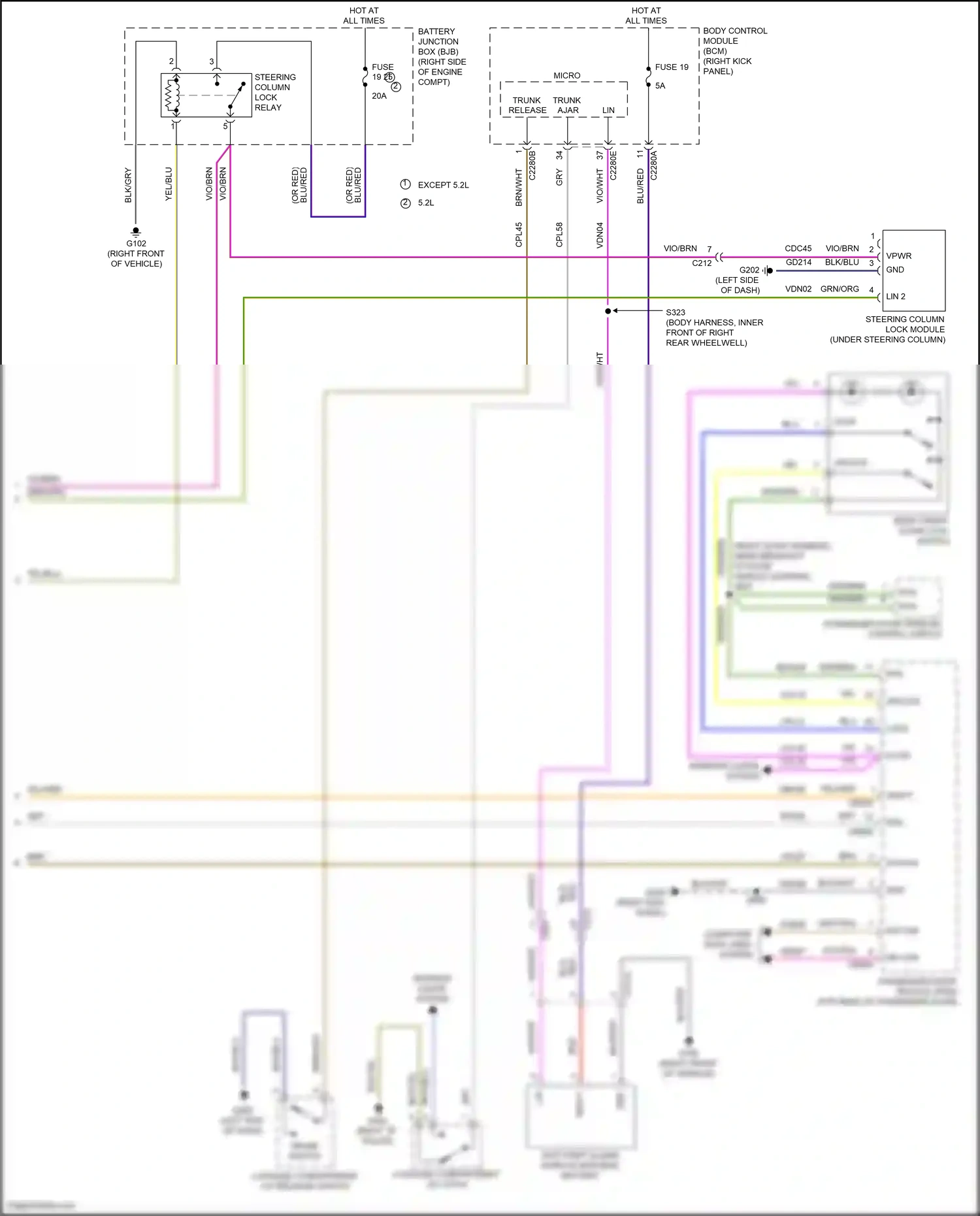 Wiring diagram micro - for Ford Mustang VI facelift (2017-2023) (15 of 57)