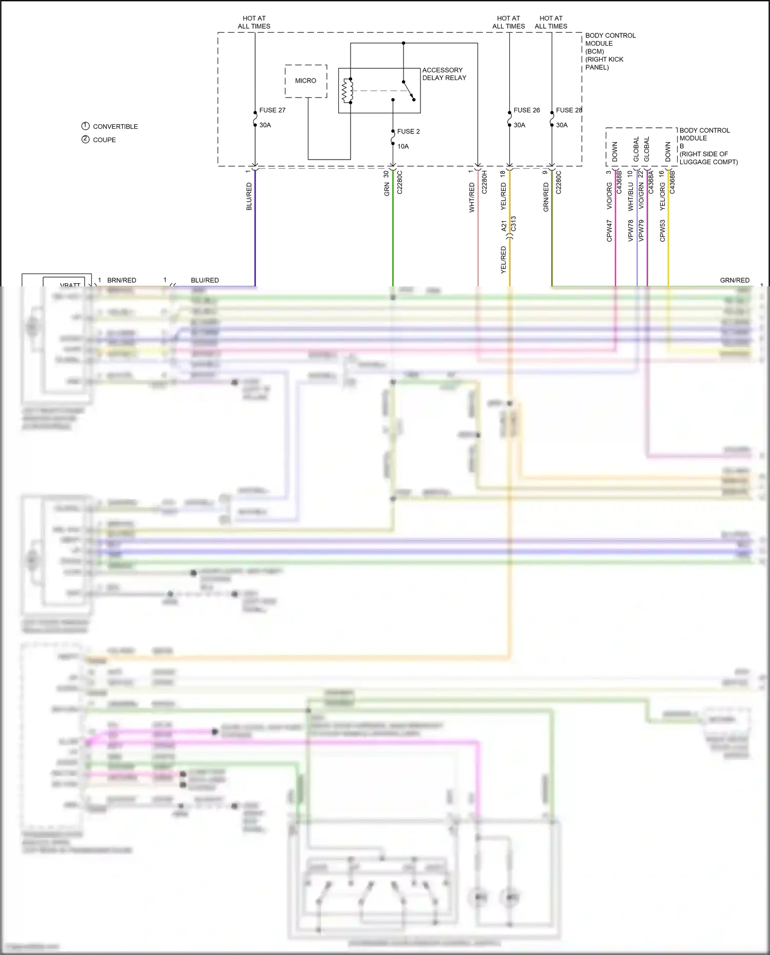 Wiring diagram ms can + for Ford Mustang VI facelift (2017-2023) (20 of 34)