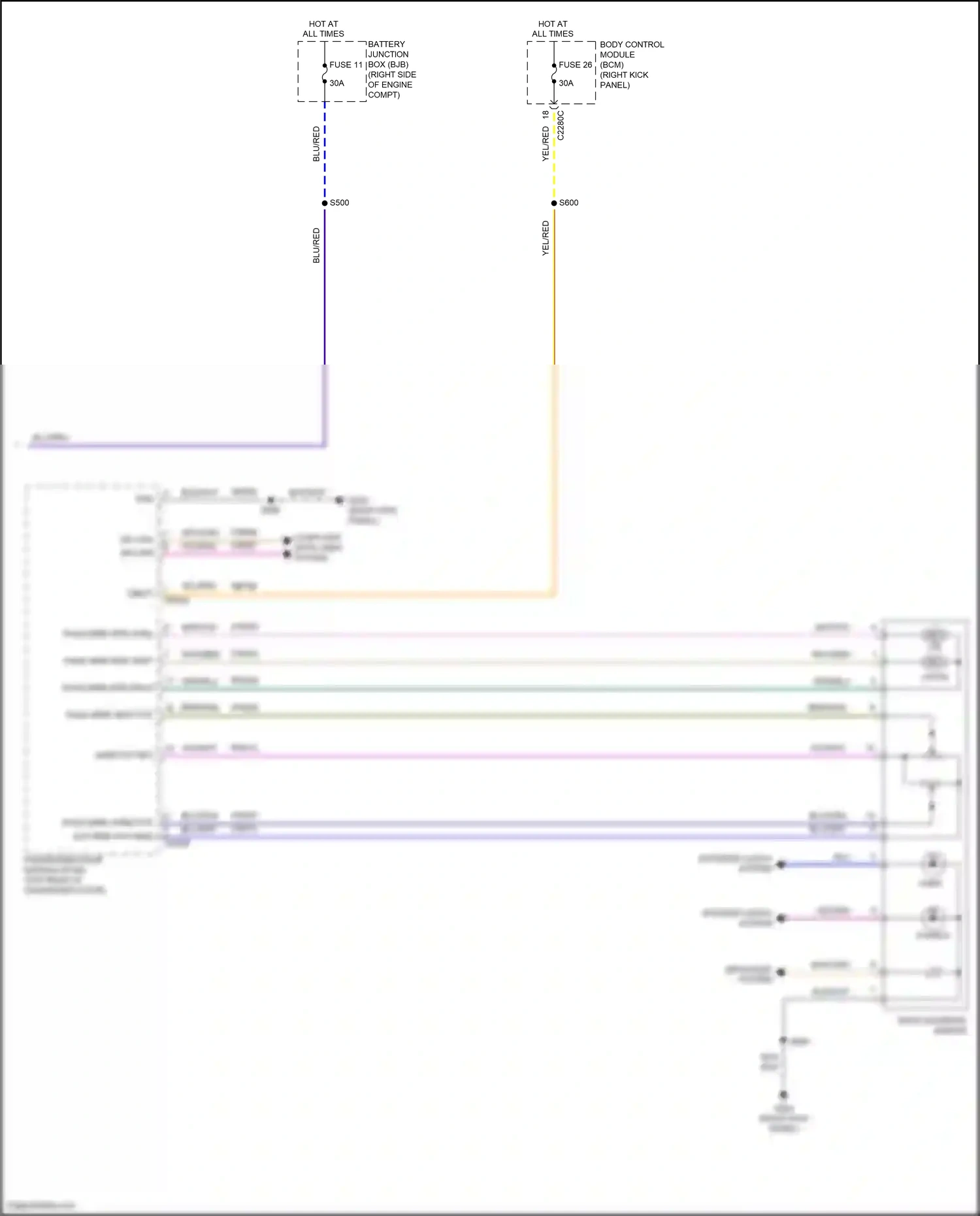 Wiring diagram ms can + for Ford Mustang VI facelift (2017-2023) (24 of 34)