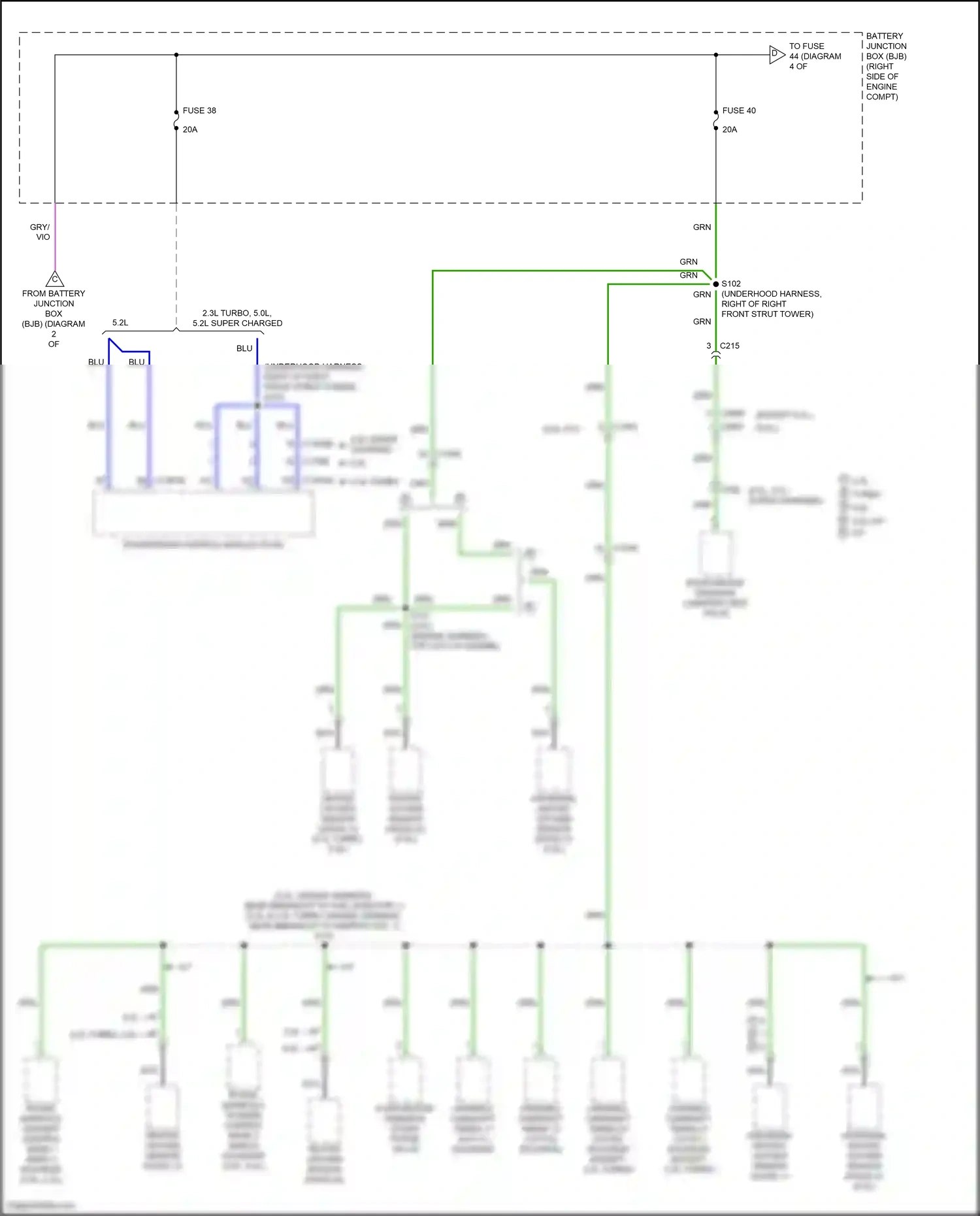 Wiring diagram nca for Ford Mustang VI facelift (2017-2023) (40 of 77)