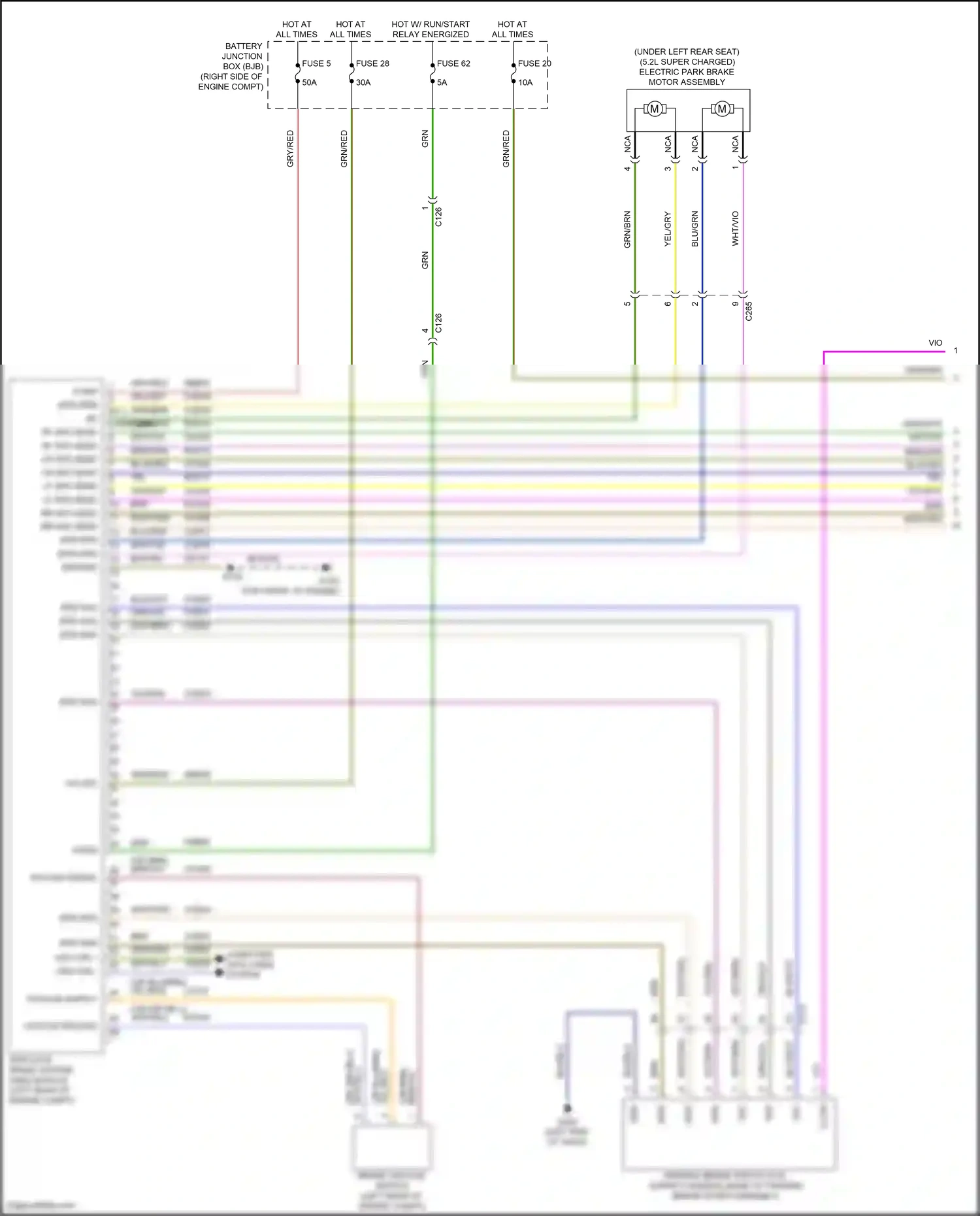 Wiring diagram nca for Ford Mustang VI facelift (2017-2023) (1 of 77)