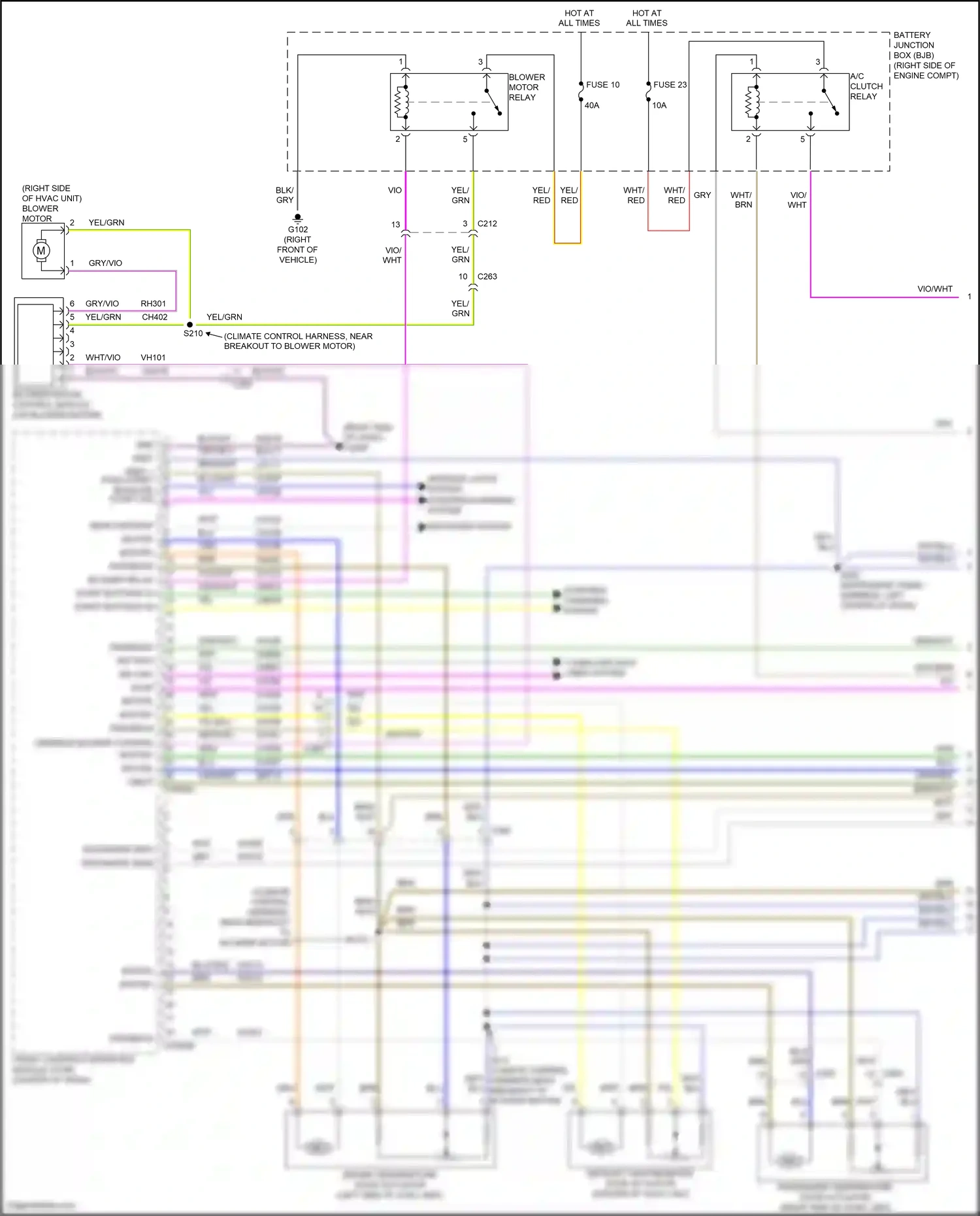 Wiring diagram start led for Ford Mustang VI facelift (2017-2023) (1 of 3)