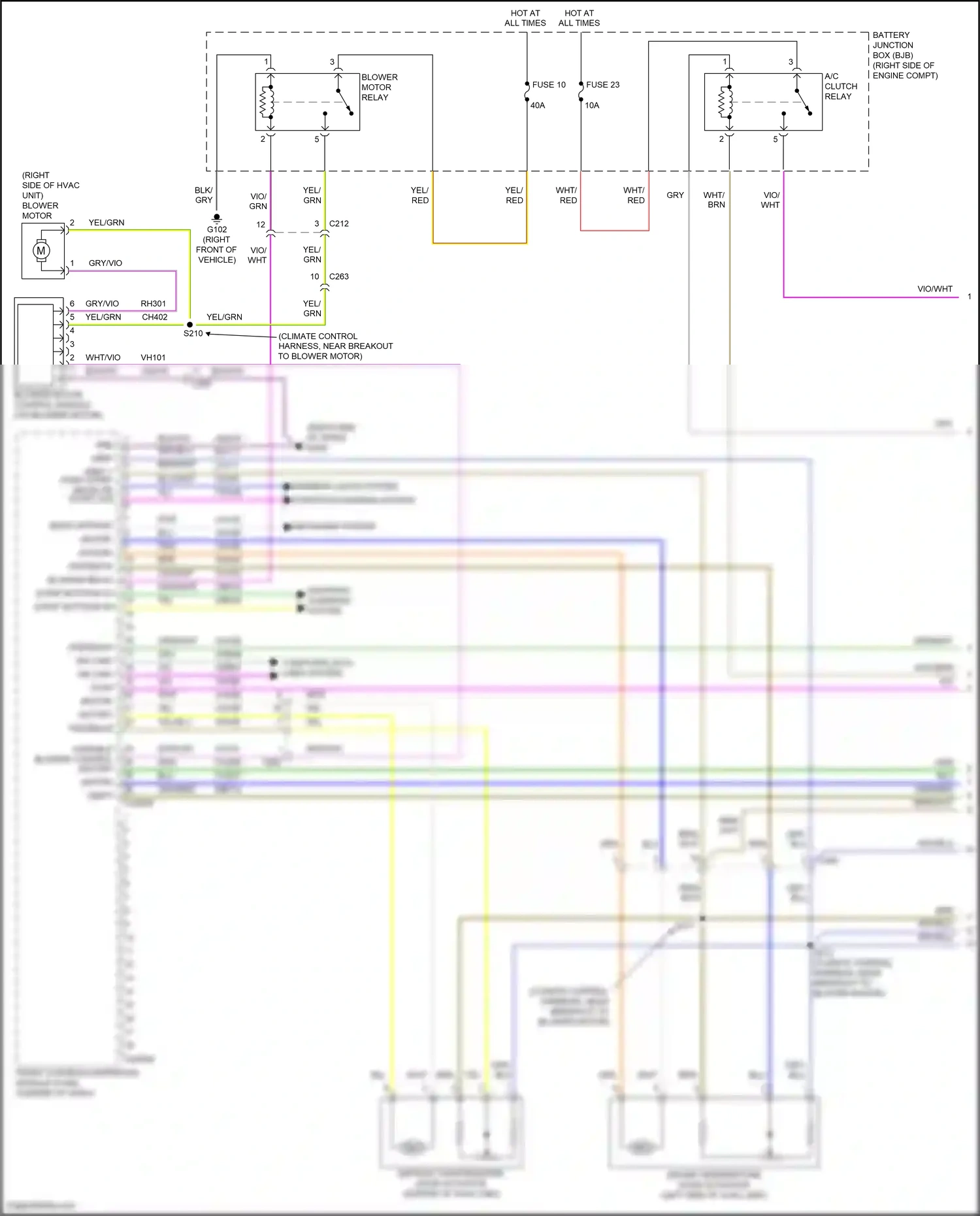 Wiring diagram starting/charging system for Ford Mustang VI facelift (2017-2023) (4 of 15)