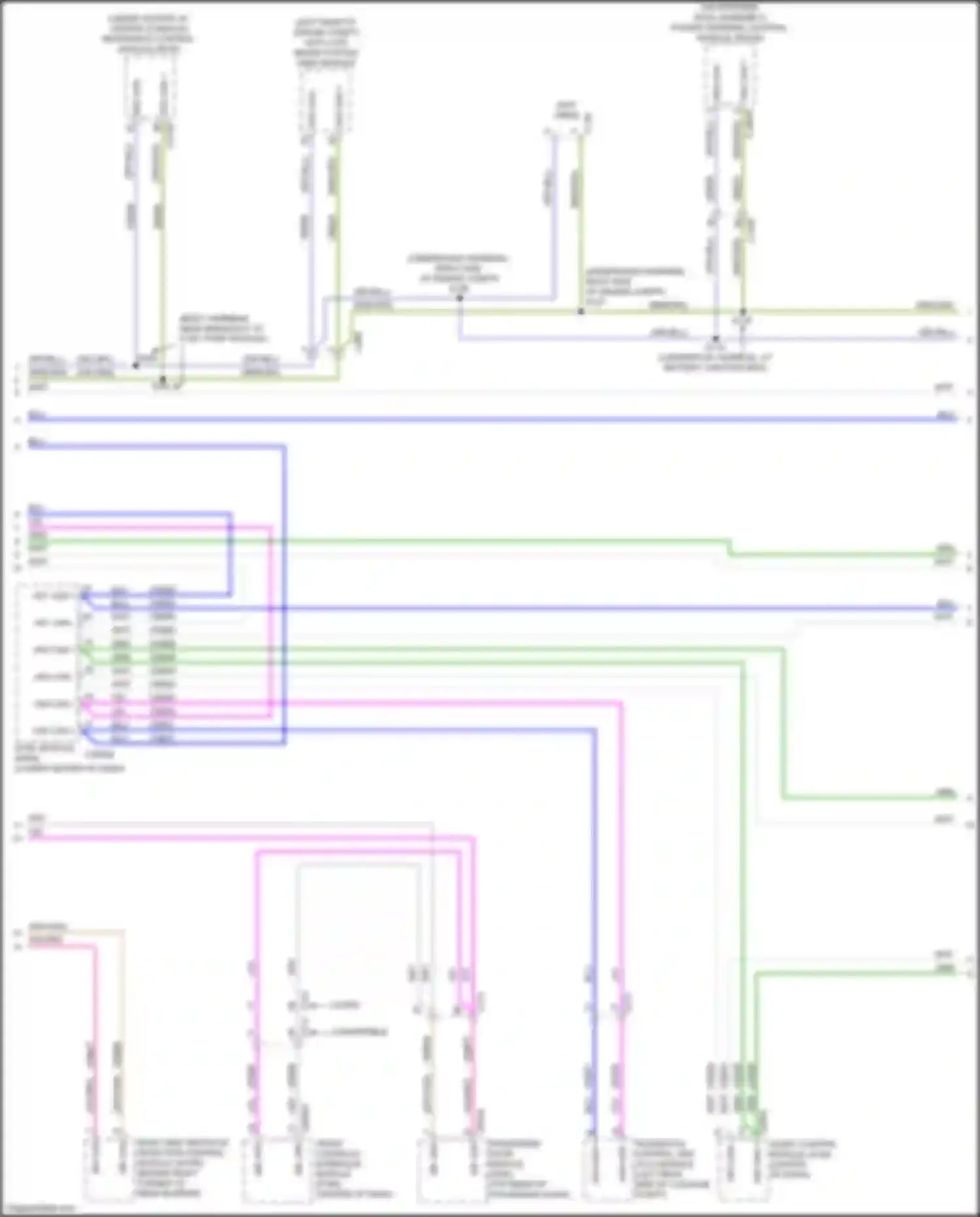 Mustang Ford VII (2022-2024): Computer data lines circuit, w/ memory (2 of 3)