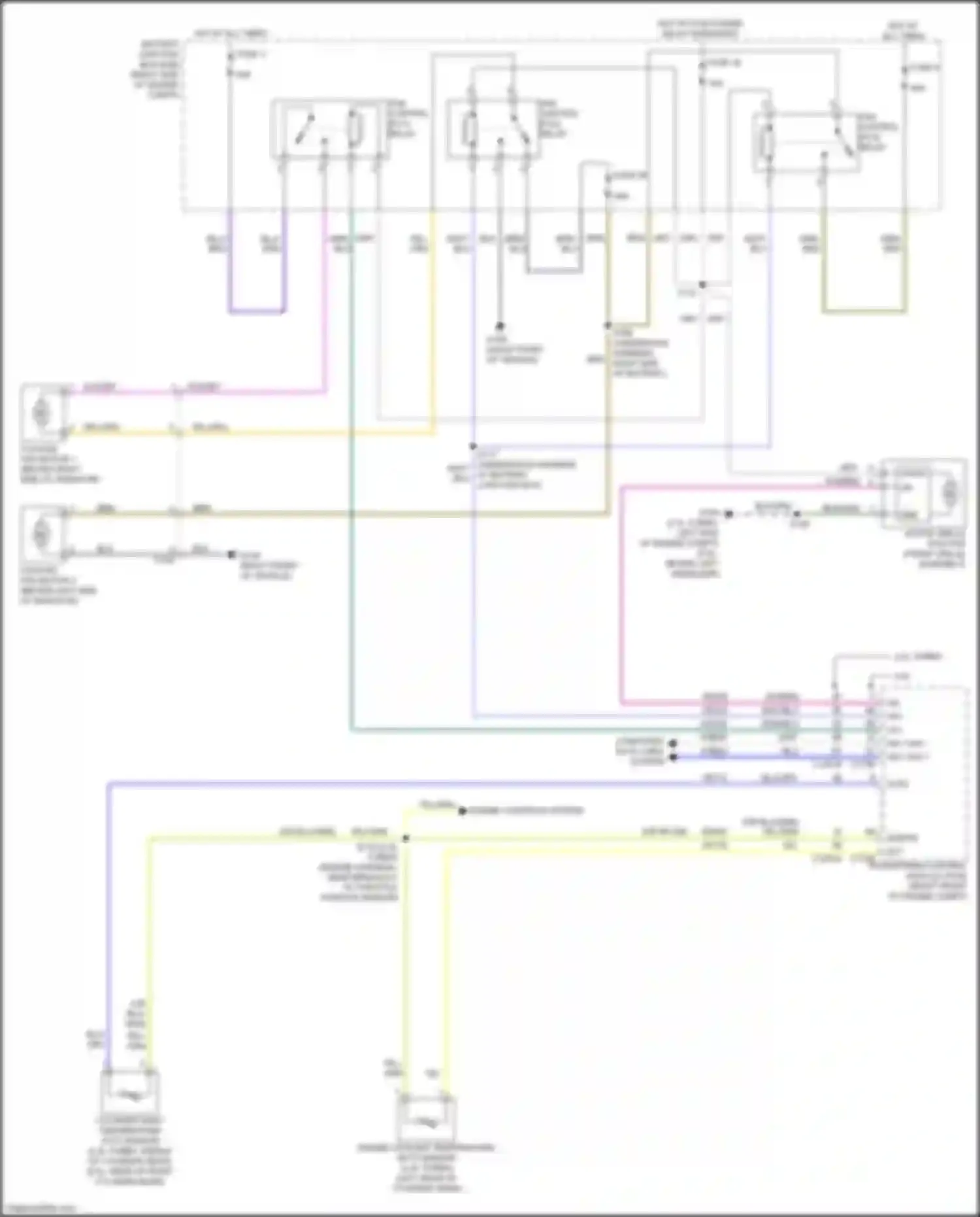 Mustang Ford VII (2022-2024): Cooling fan circuit