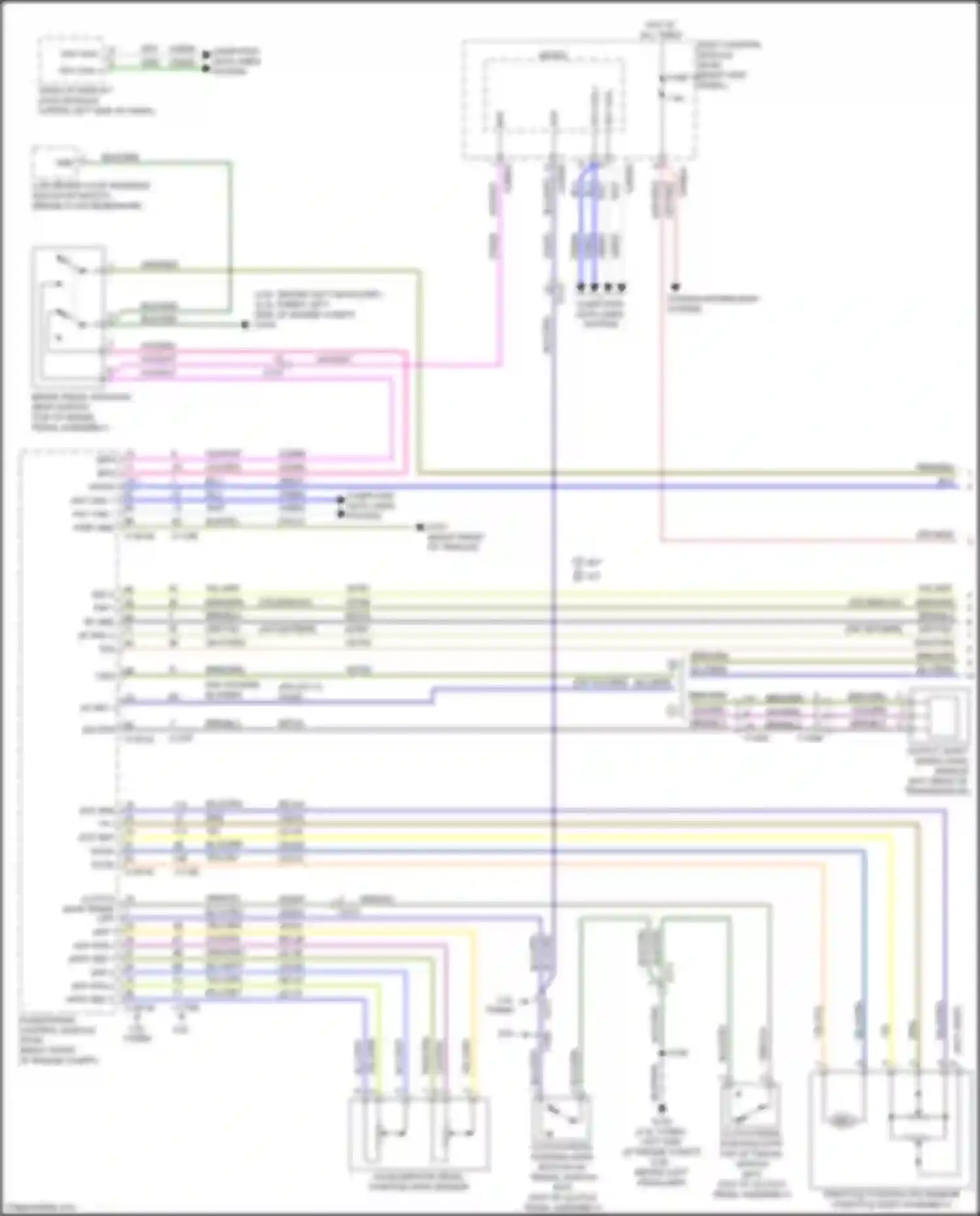 Mustang Ford VII (2022-2024): Cruise control circuit (1 of 2)