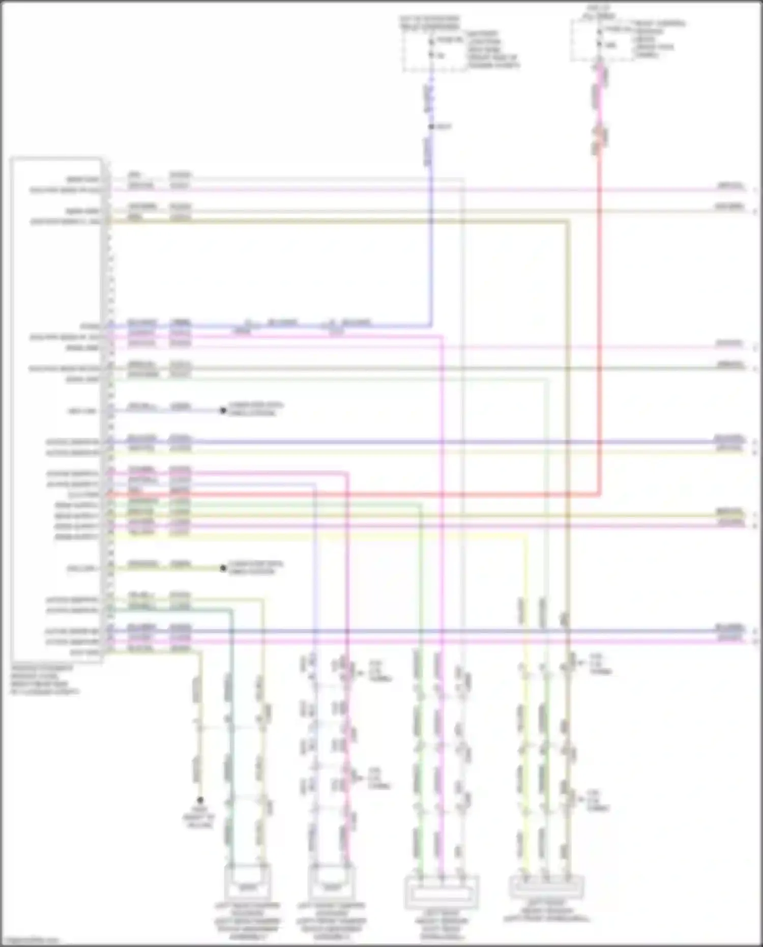 Mustang Ford VII (2022-2024): Electronic suspension circuit (1 of 2)