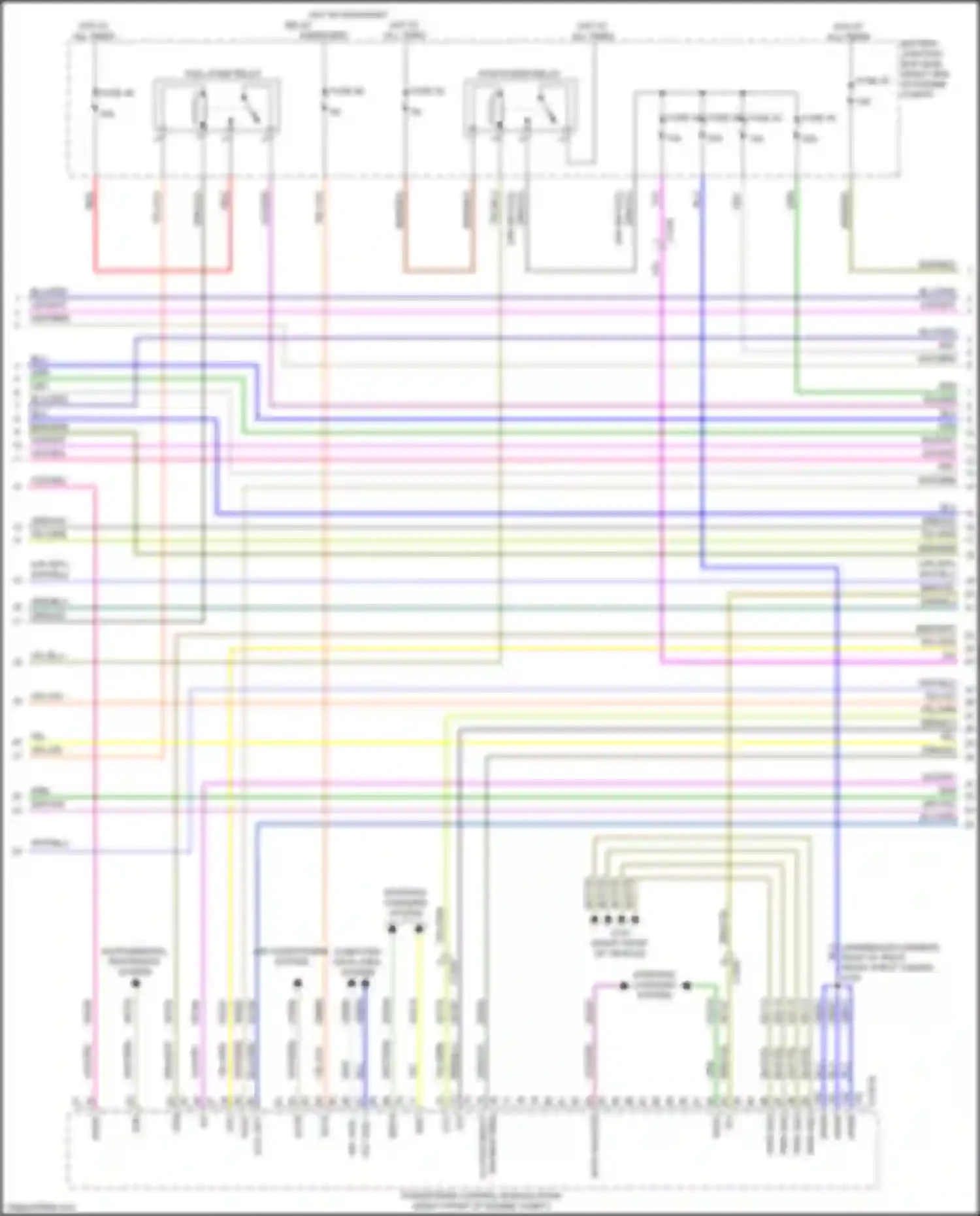 Mustang Ford VII (2022-2024): Wiring diagram engine performance 2.3l turbo (2 of 8)