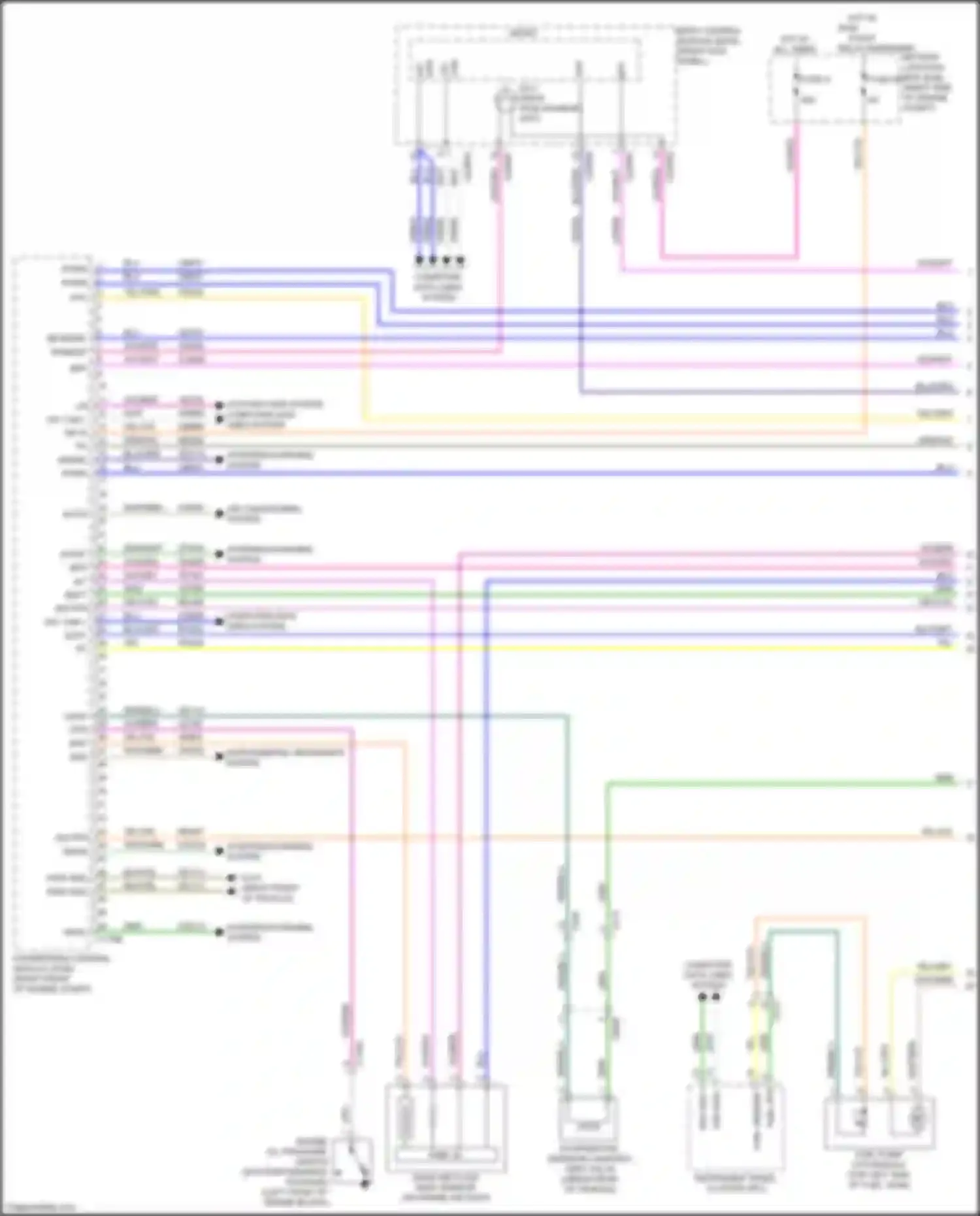 Mustang Ford VII (2022-2024): Wiring diagram engine performance 5.0l (1 of 11)
