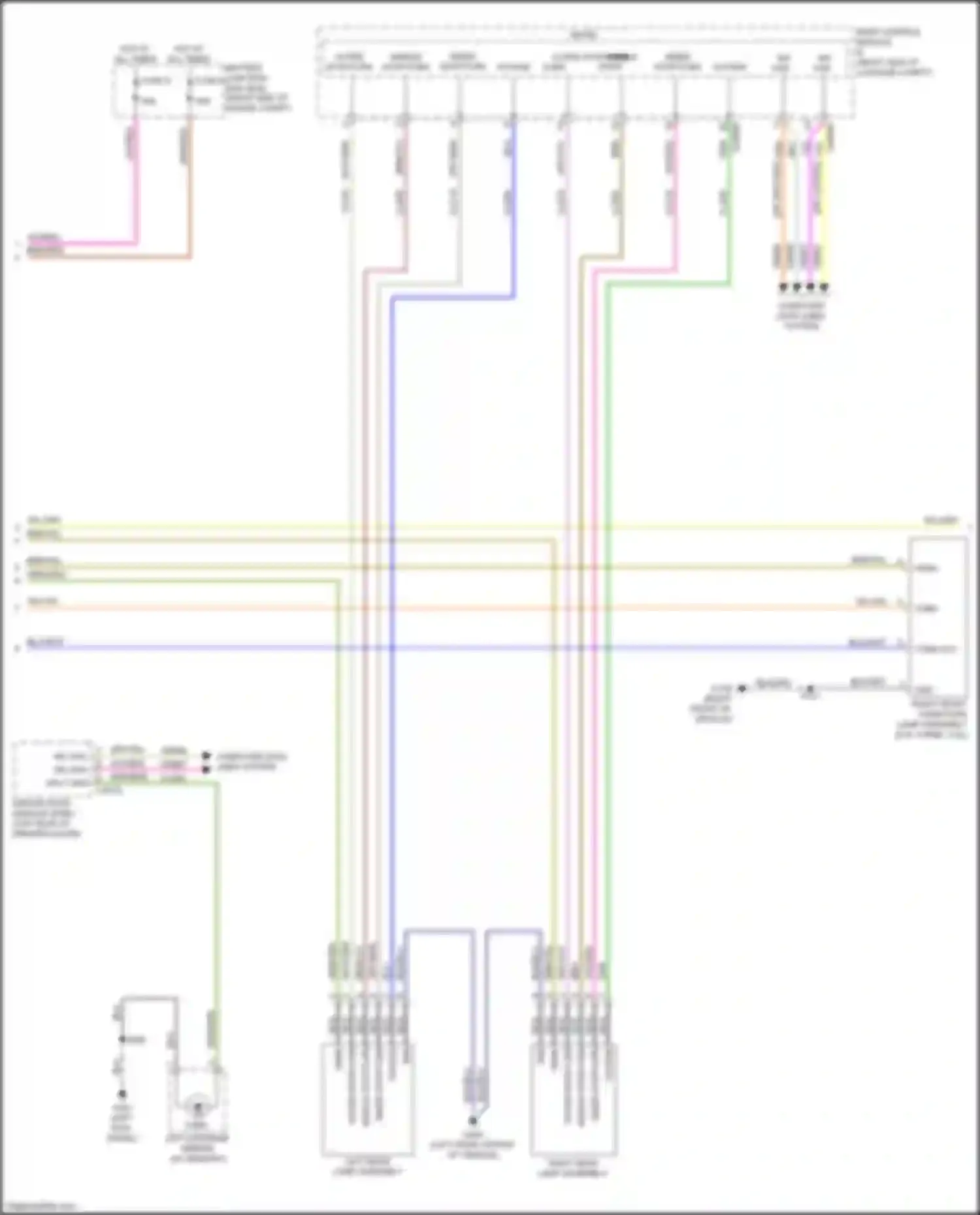 Mustang Ford VII (2022-2024): Exterior lamps circuit (2 of 3)