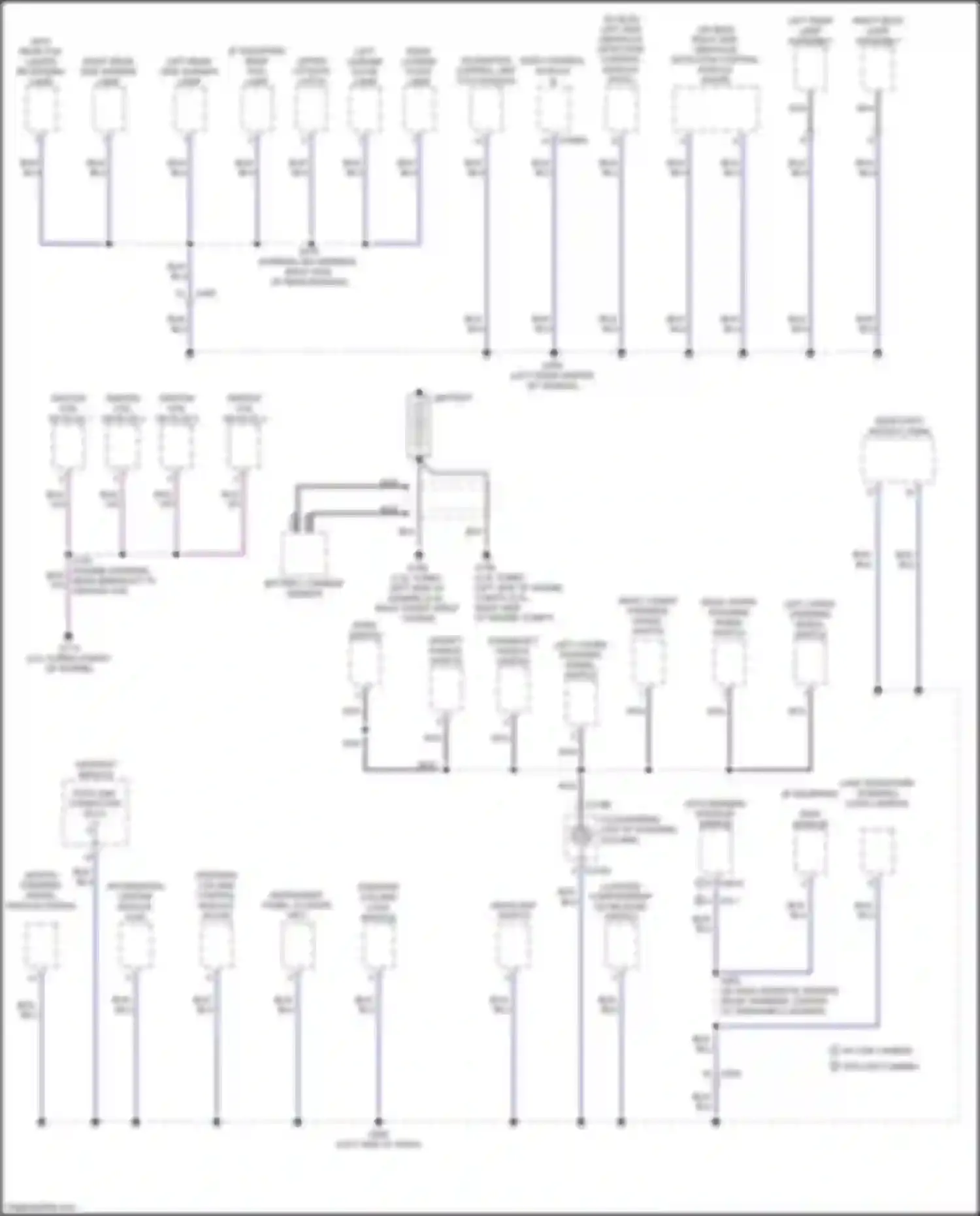 Mustang Ford VII (2022-2024): Ground distribution circuit (2 of 4)
