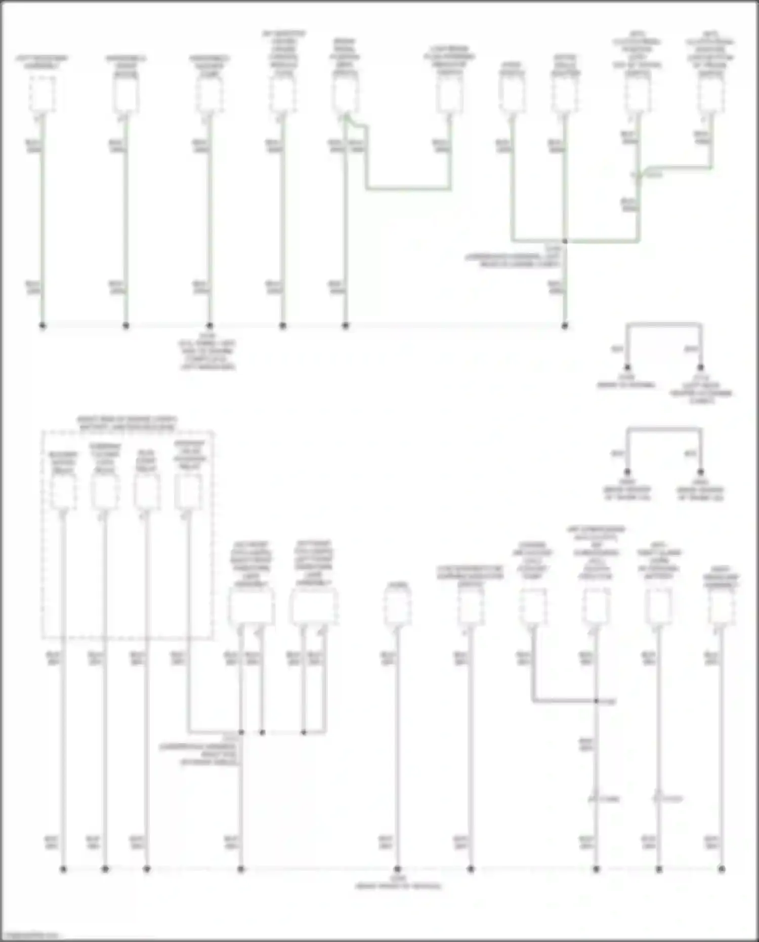 Mustang Ford VII (2022-2024): Ground distribution circuit (4 of 4)