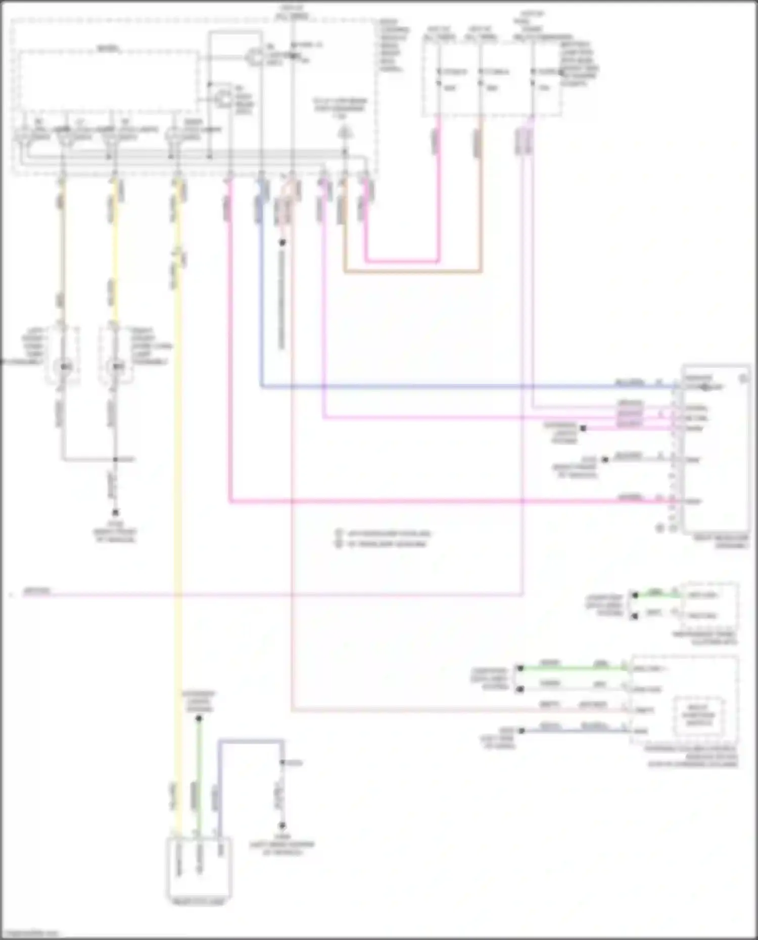 Mustang Ford VII (2022-2024): Headlights circuit (2 of 2)