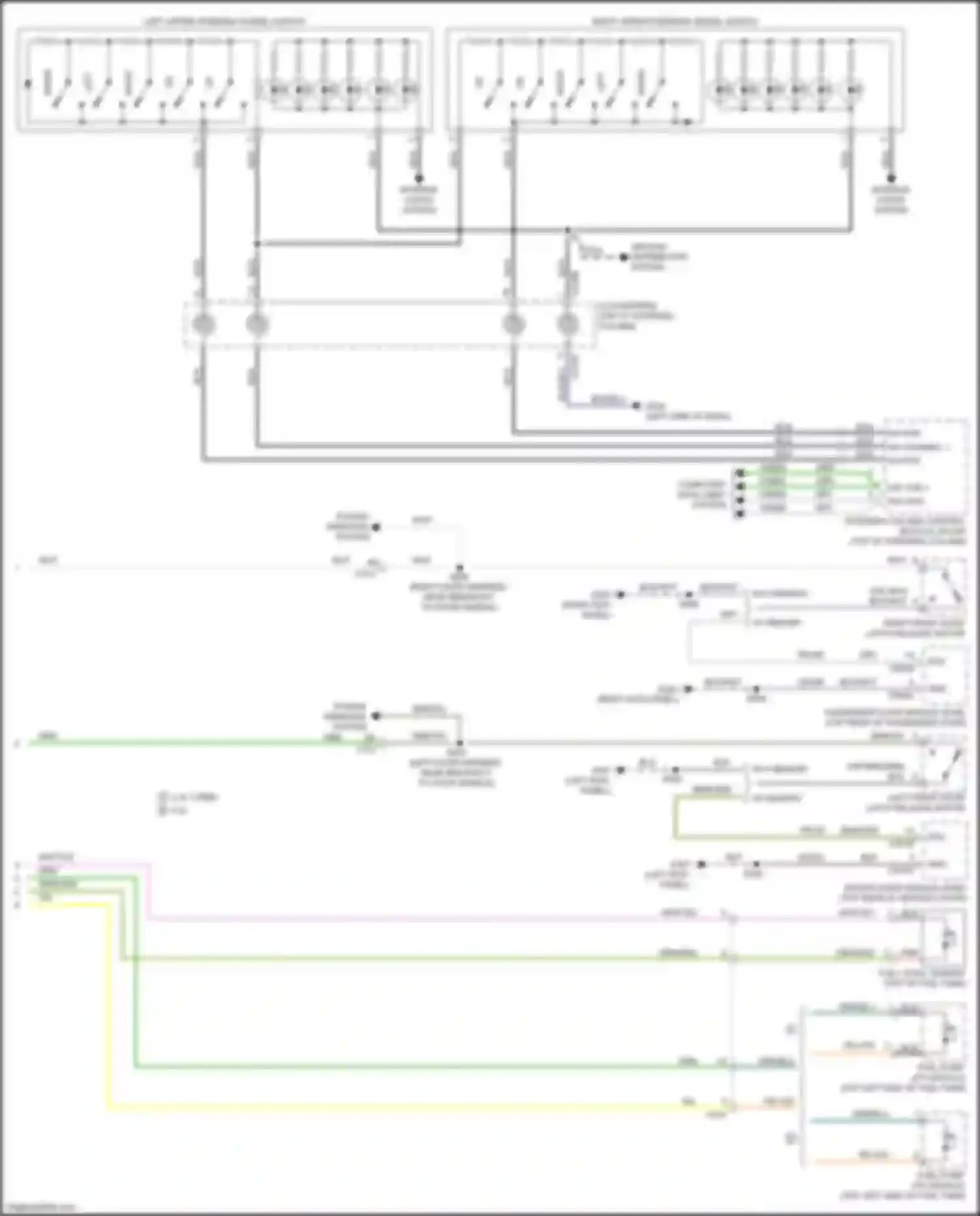 Mustang Ford VII (2022-2024): Instrument cluster circuit (2 of 2)