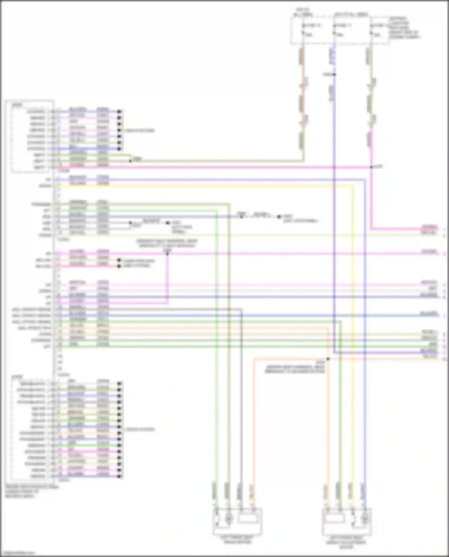 Mustang Ford VII (2022-2024): Driver"s memory seat circuit (1 of 2)