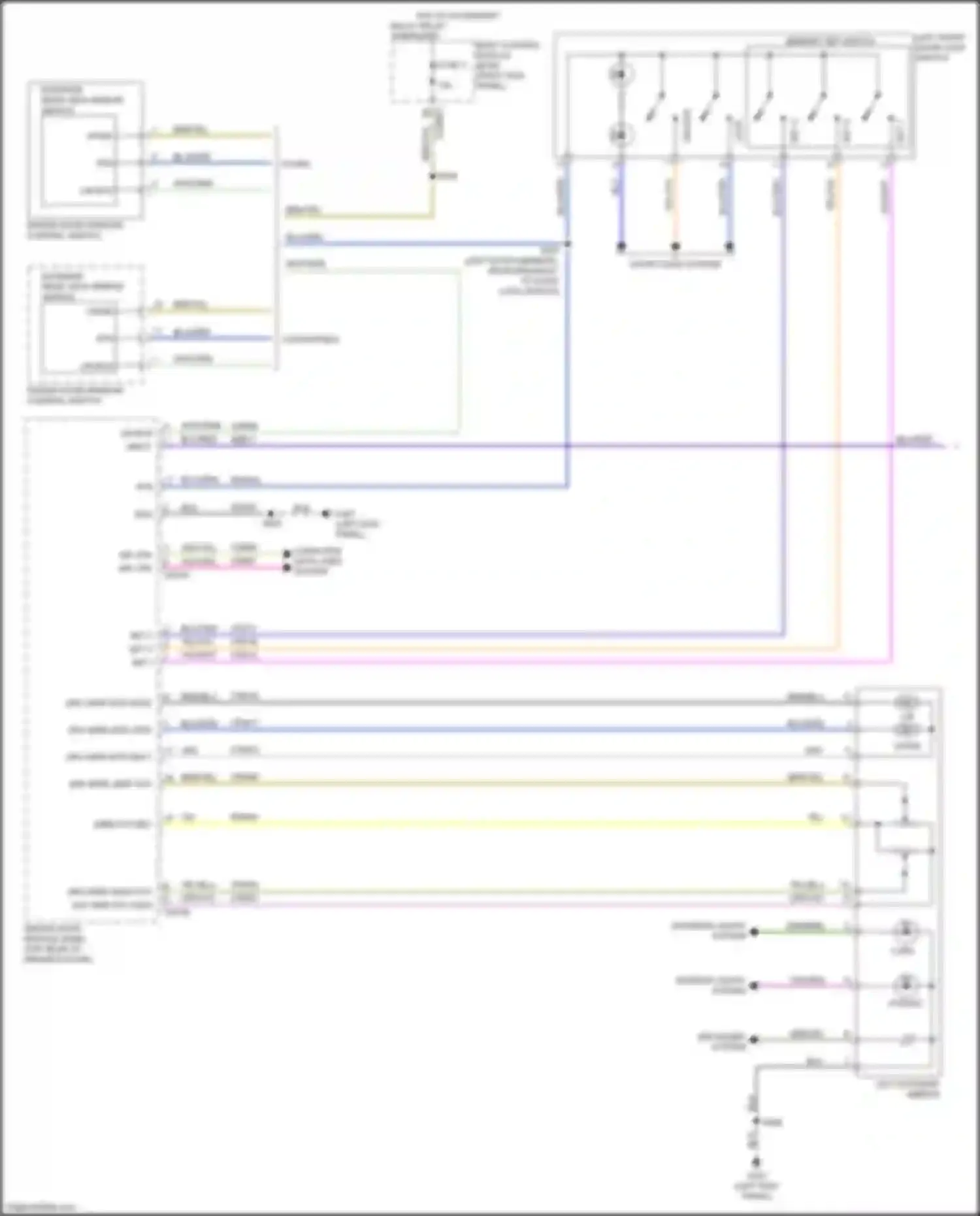 Mustang Ford VII (2022-2024): Memory mirrors circuit (1 of 2)
