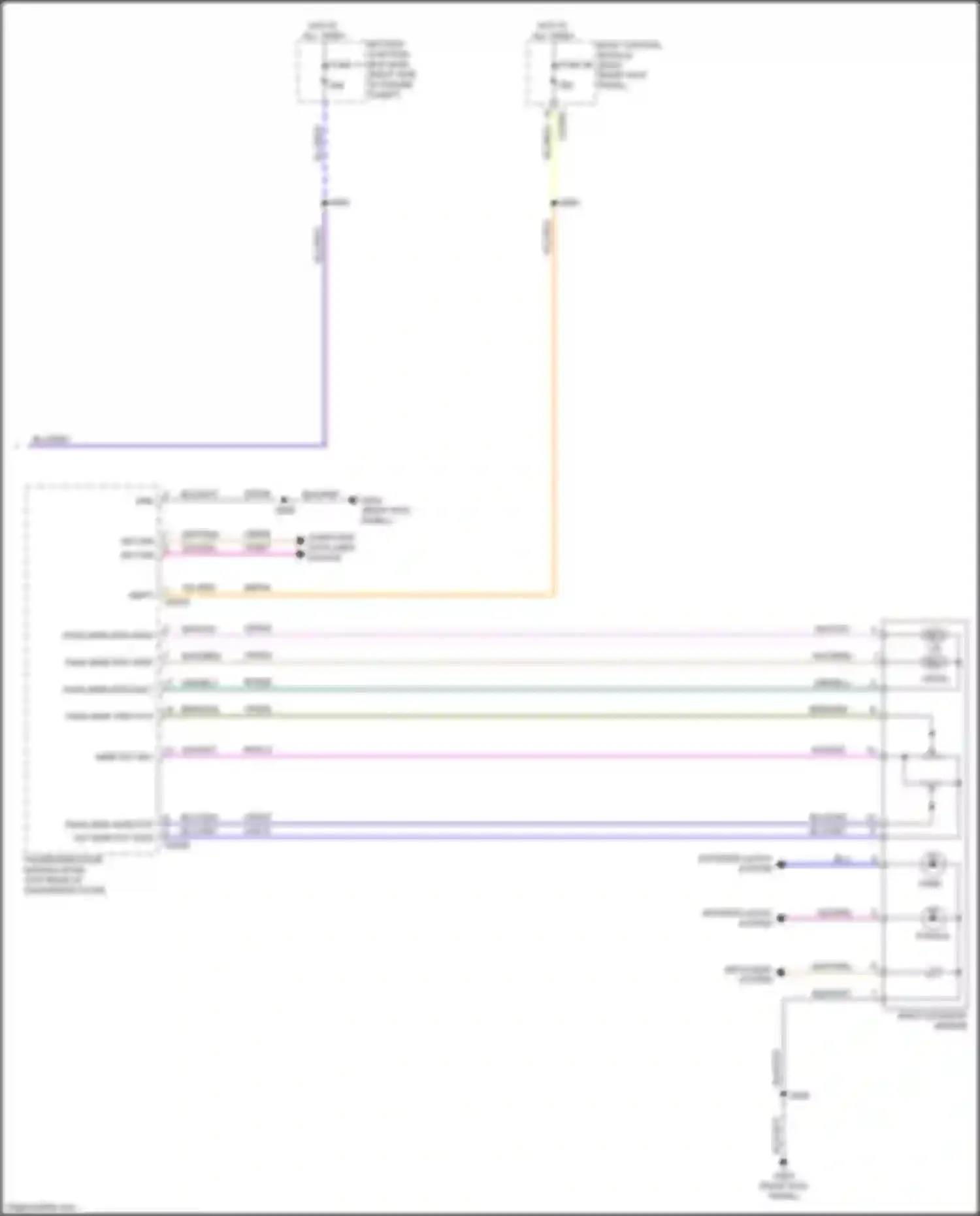 Mustang Ford VII (2022-2024): Memory mirrors circuit (2 of 2)