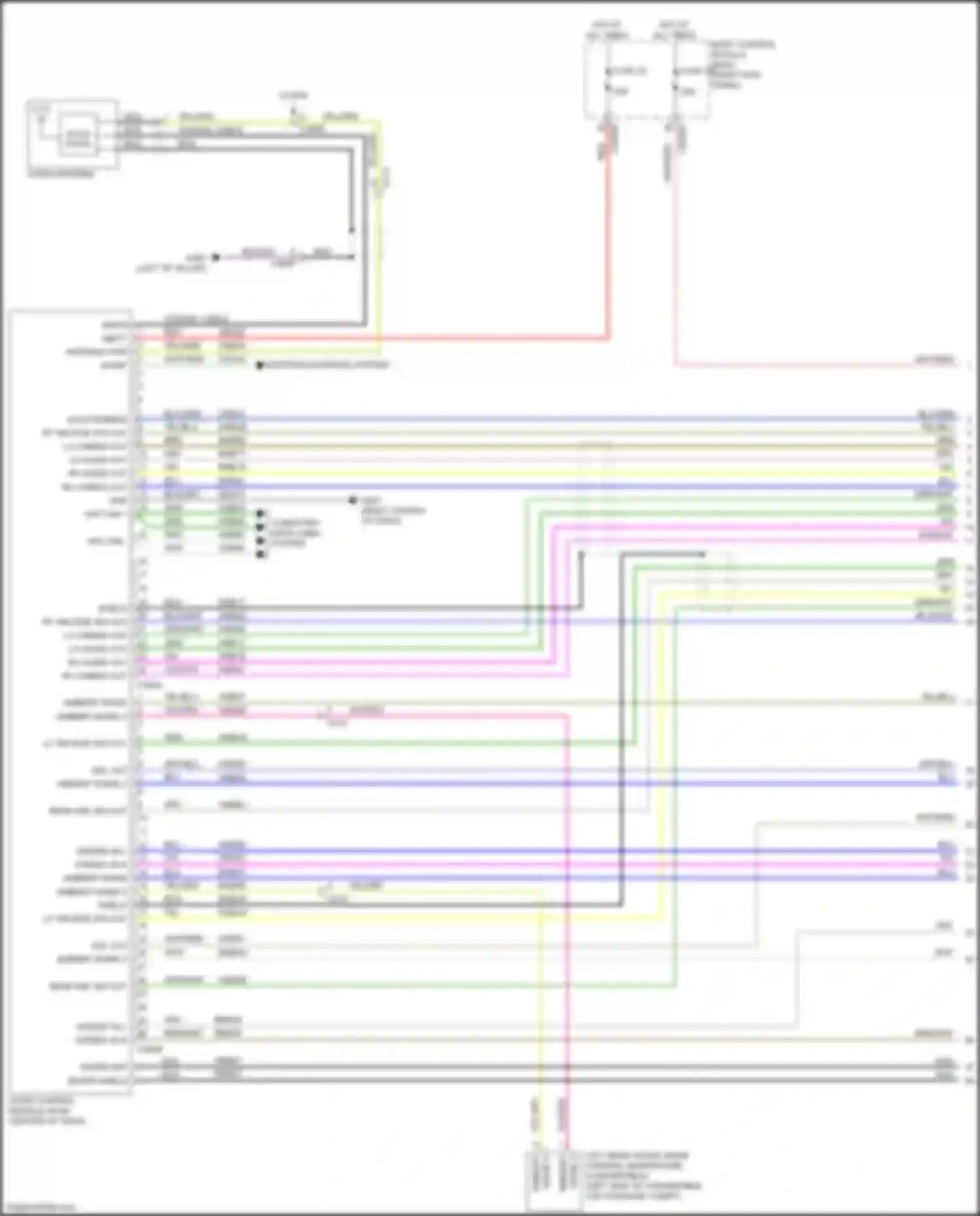 Mustang Ford VII (2022-2024): Navigation circuit, 12 speakers (1 of 5)