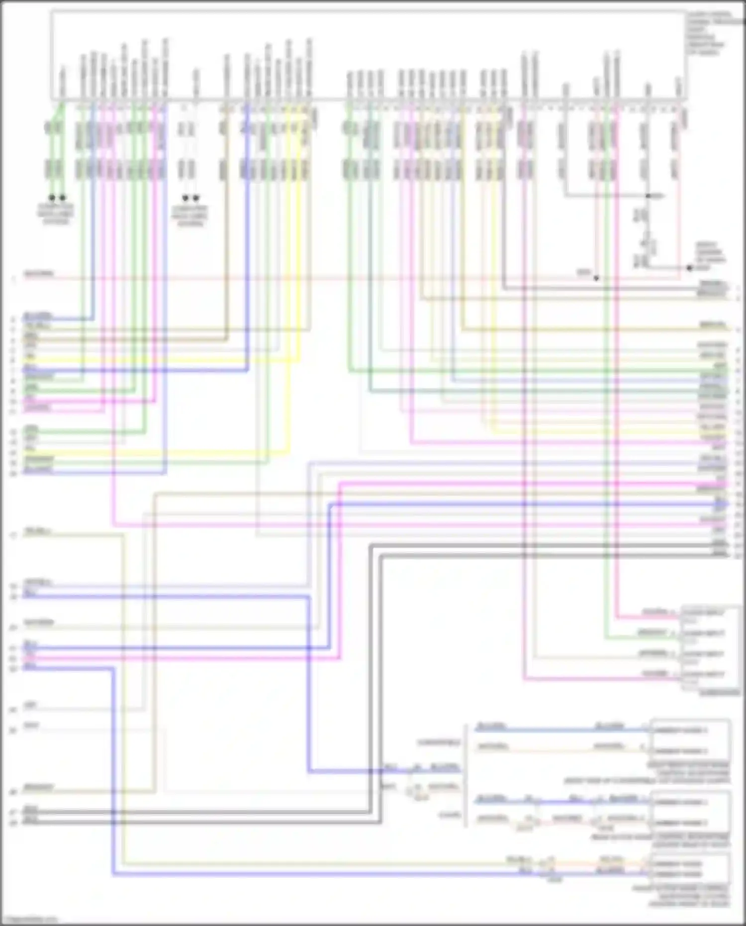 Mustang Ford VII (2022-2024): Navigation circuit, 12 speakers (2 of 5)