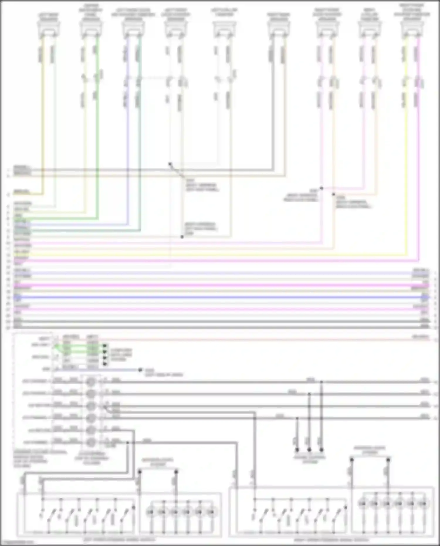 Mustang Ford VII (2022-2024): Navigation circuit, 12 speakers (3 of 5)